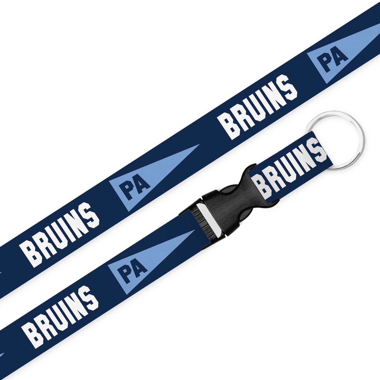 3/4" Lanyard with Buckle - BRUINS/Pennant