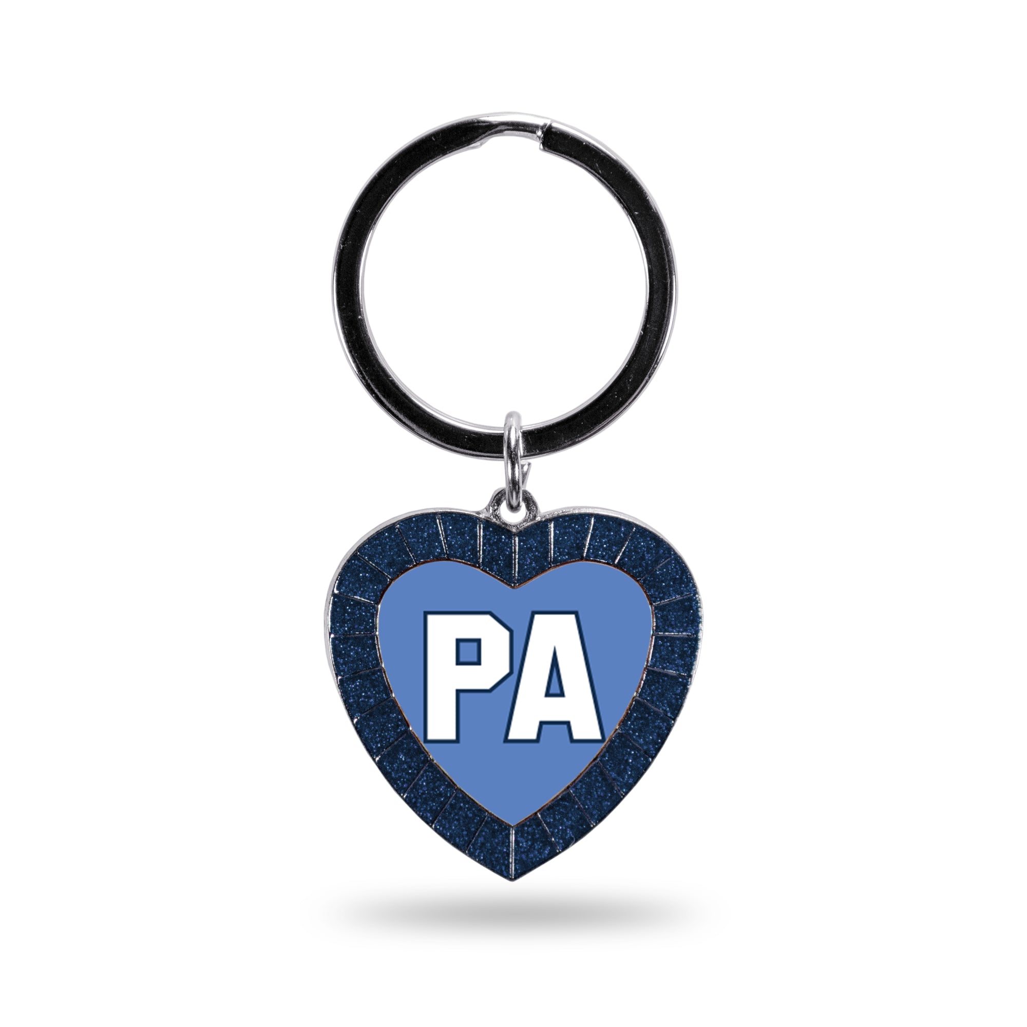 Rhinestone Heart Keychain - PA