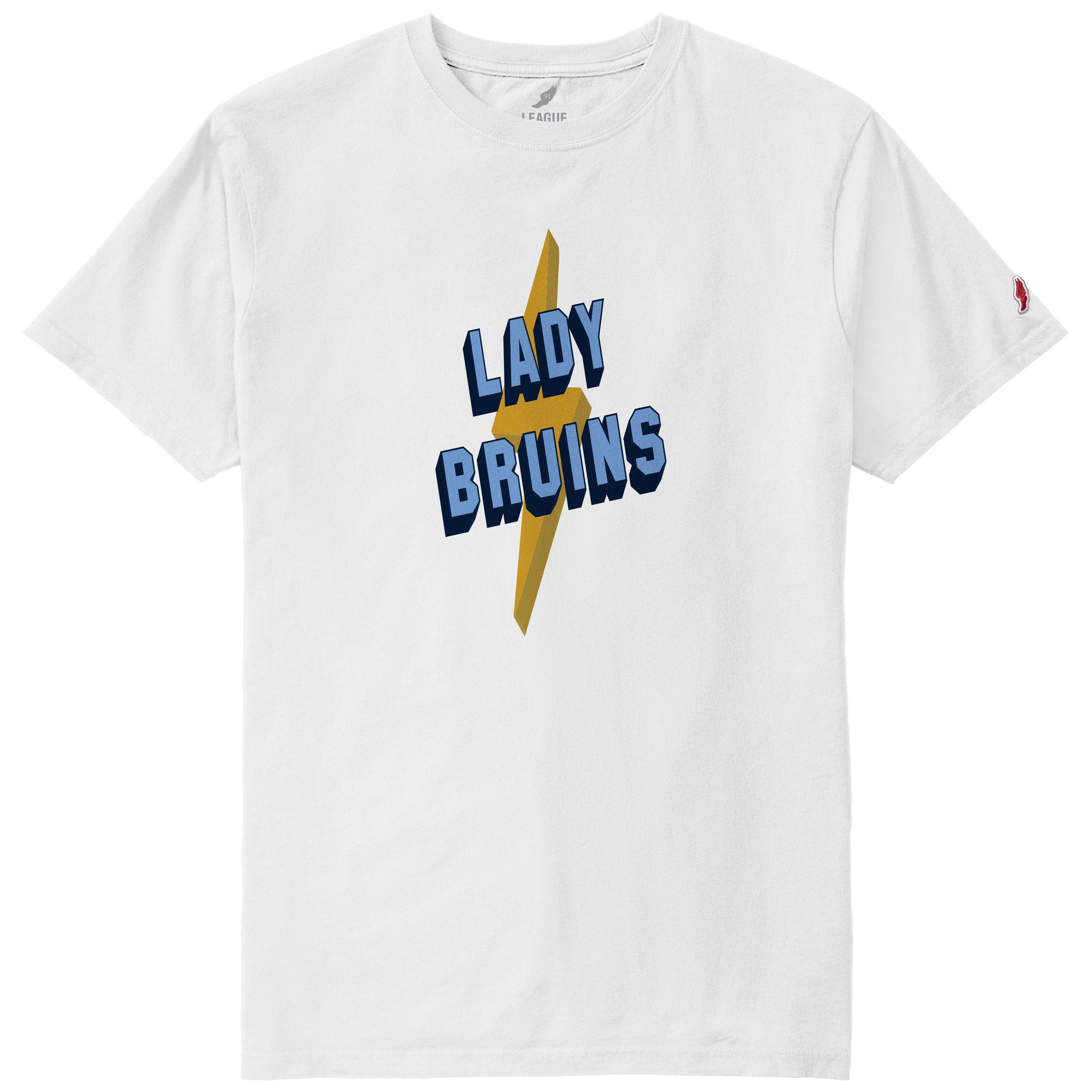 Women's League All-American Tee - White - Lady Bruins/Lightning