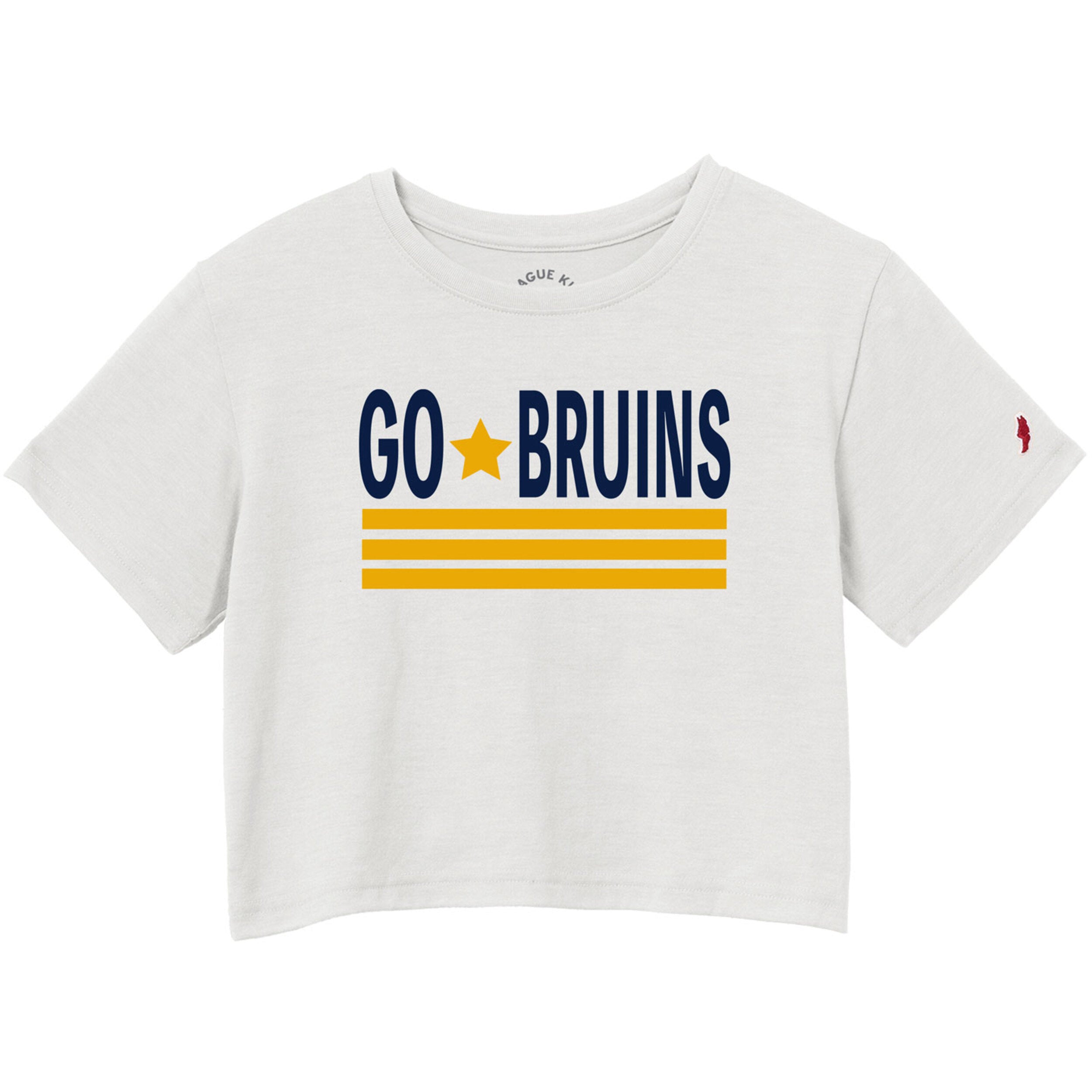 Girls' League Canvas Midi Tee - GO BRUINS/Star/Lines