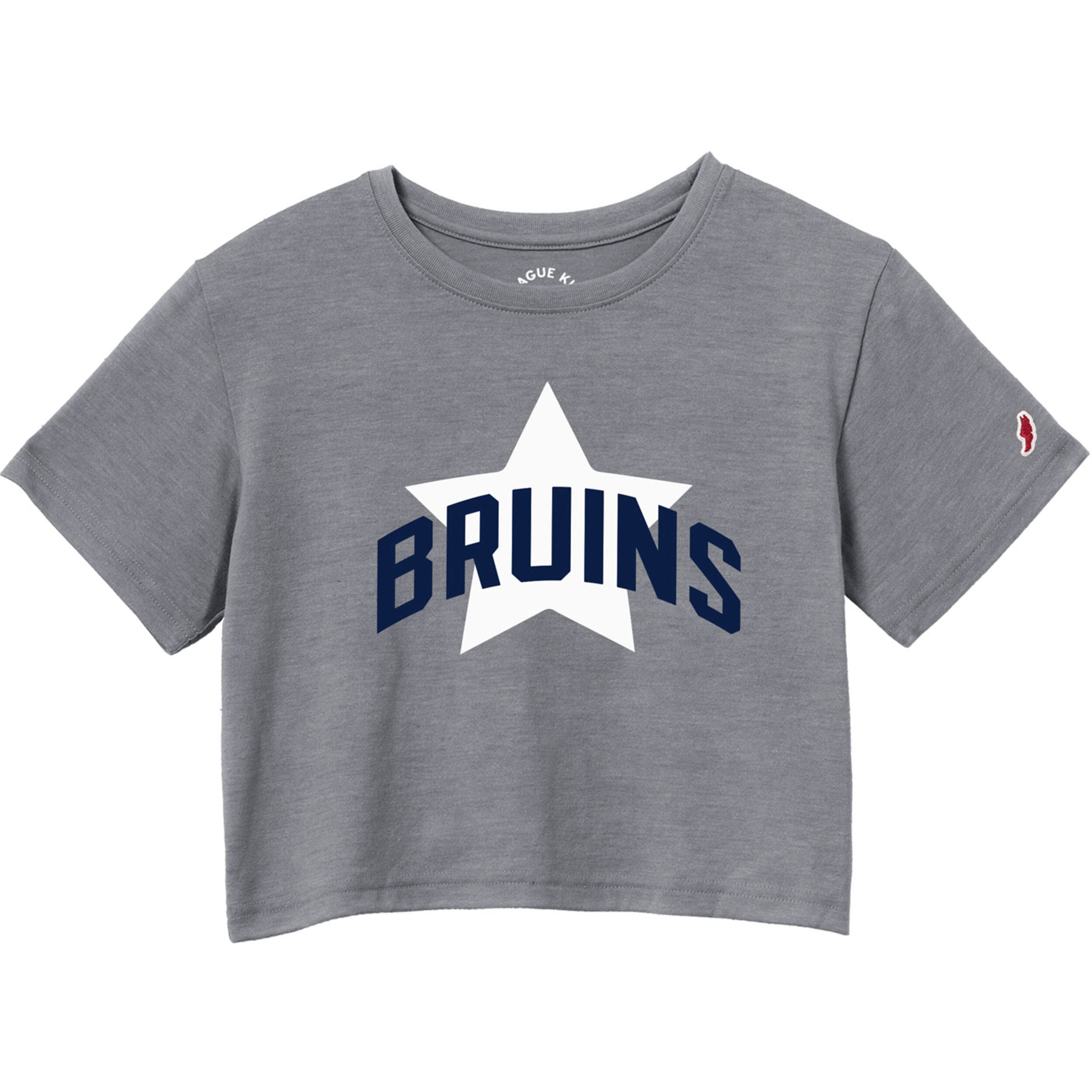 Girls' League Grey Midi Tee - BRUINS/Star