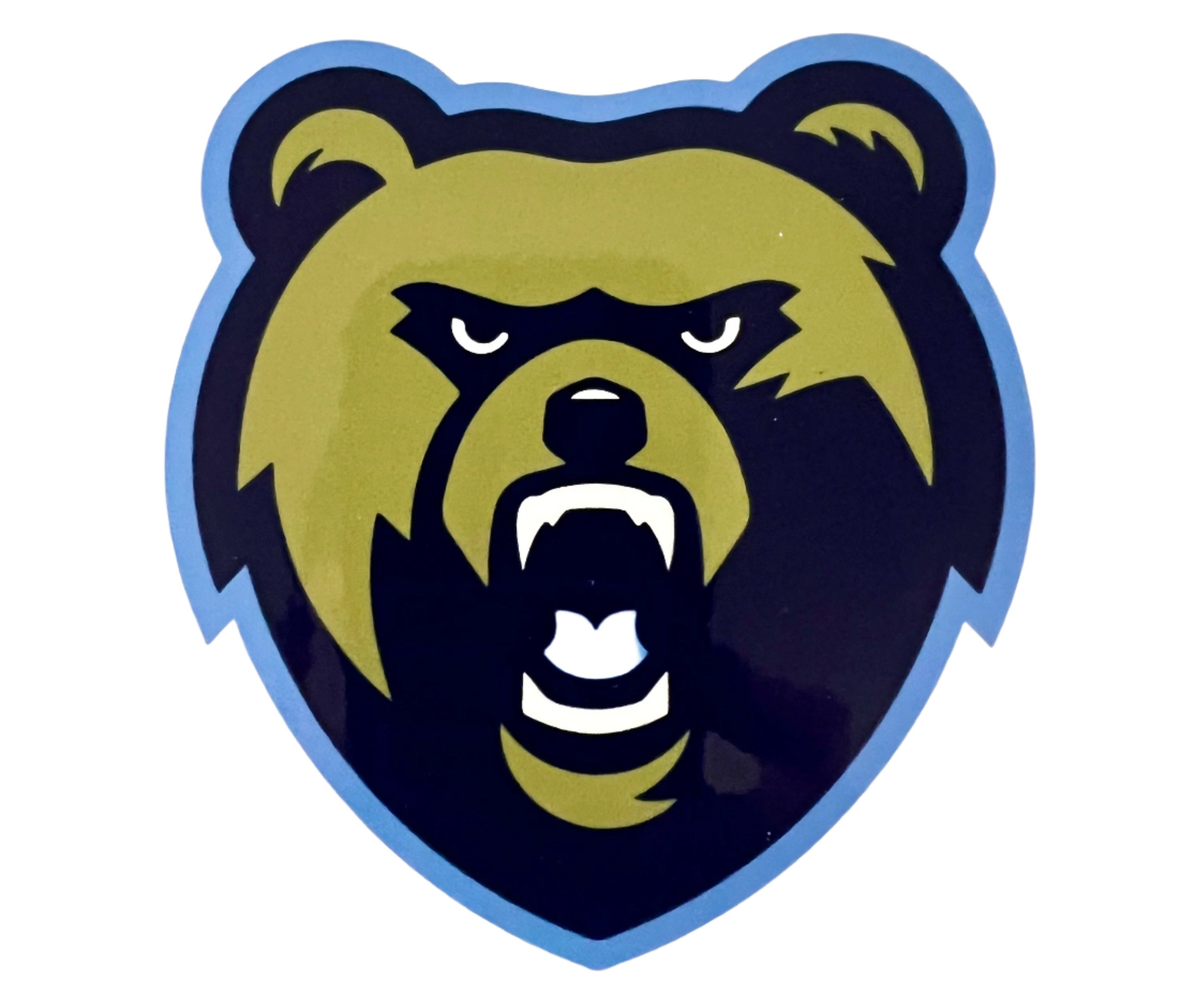 Sticker Full-Color Bear Head