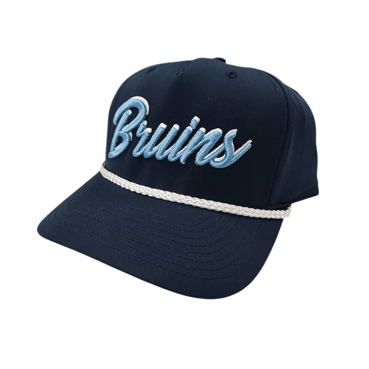 Richardson Navy Classic Rope Hat - BRUINS Script