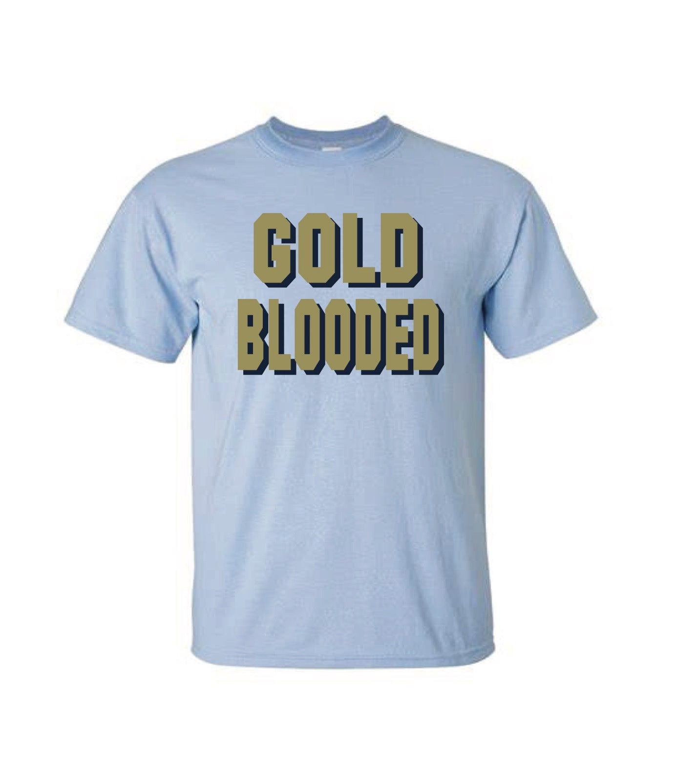 Women's EZ SS Tee - Light Blue - Gold Blooded