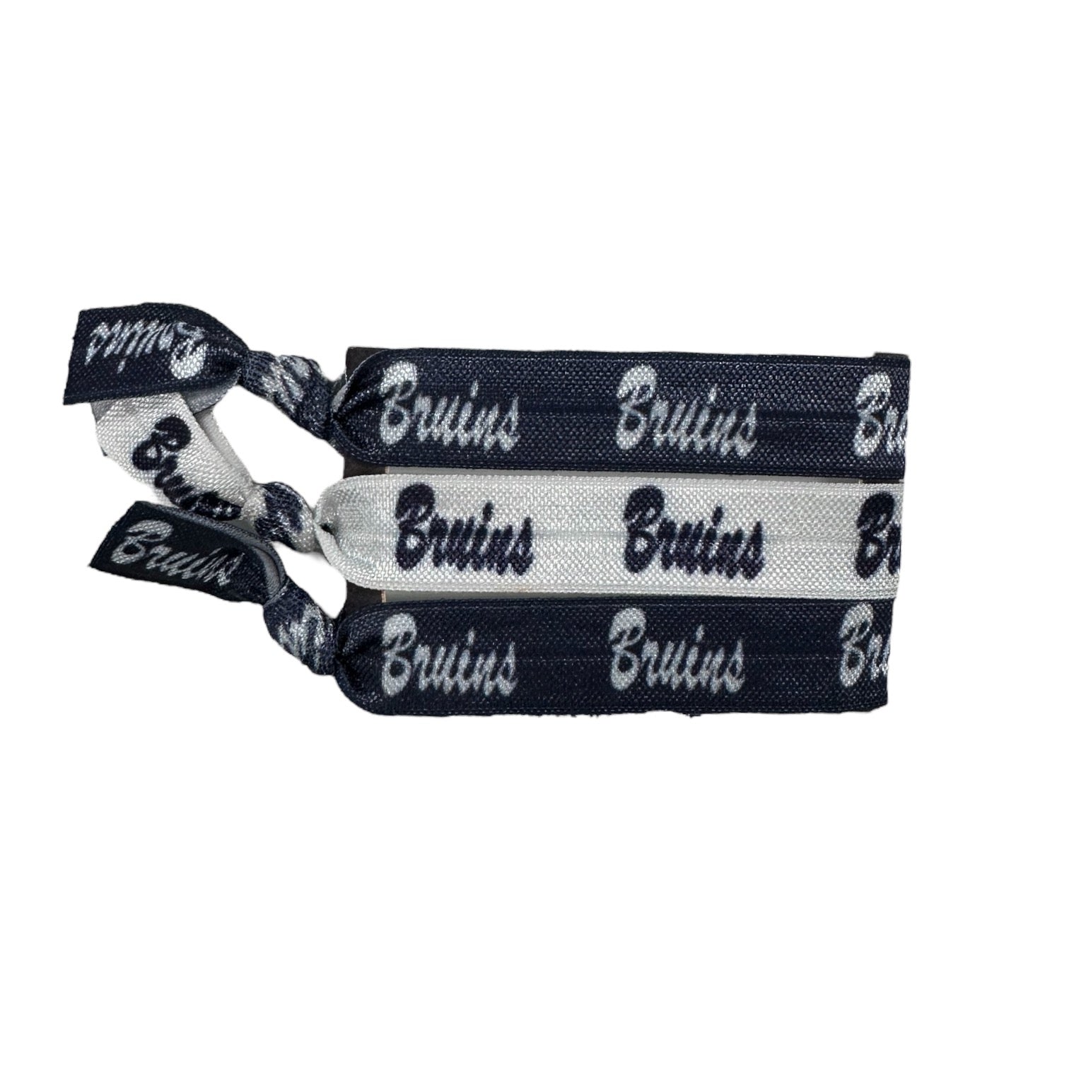 Hair Ties (3 Pack) - Bruins Script