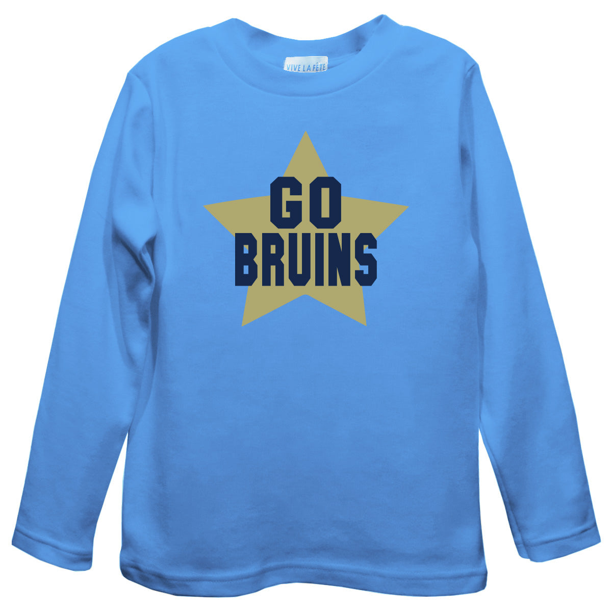 Toddler Vive La Fete Light Blue Long Sleeve Tee - Star/Bruins