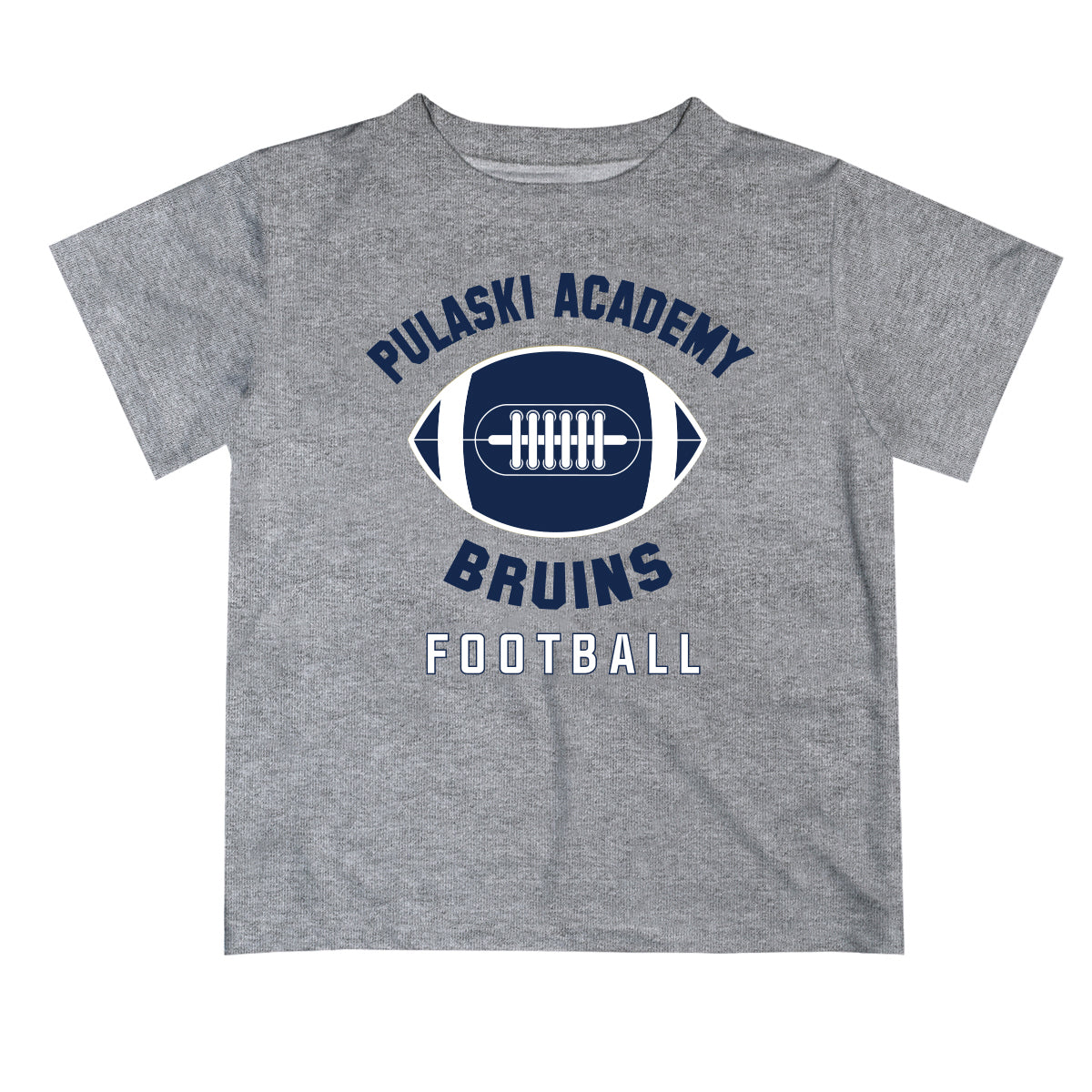 Toddler Boys' Heather Grey Drifit Tee - Football Graphic