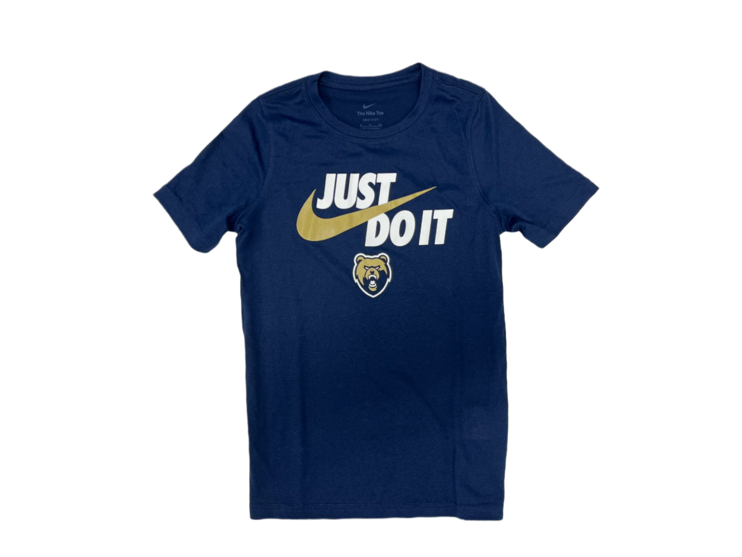 Boys' Nike Legend SS Tee - Navy - Just Do It/Bear