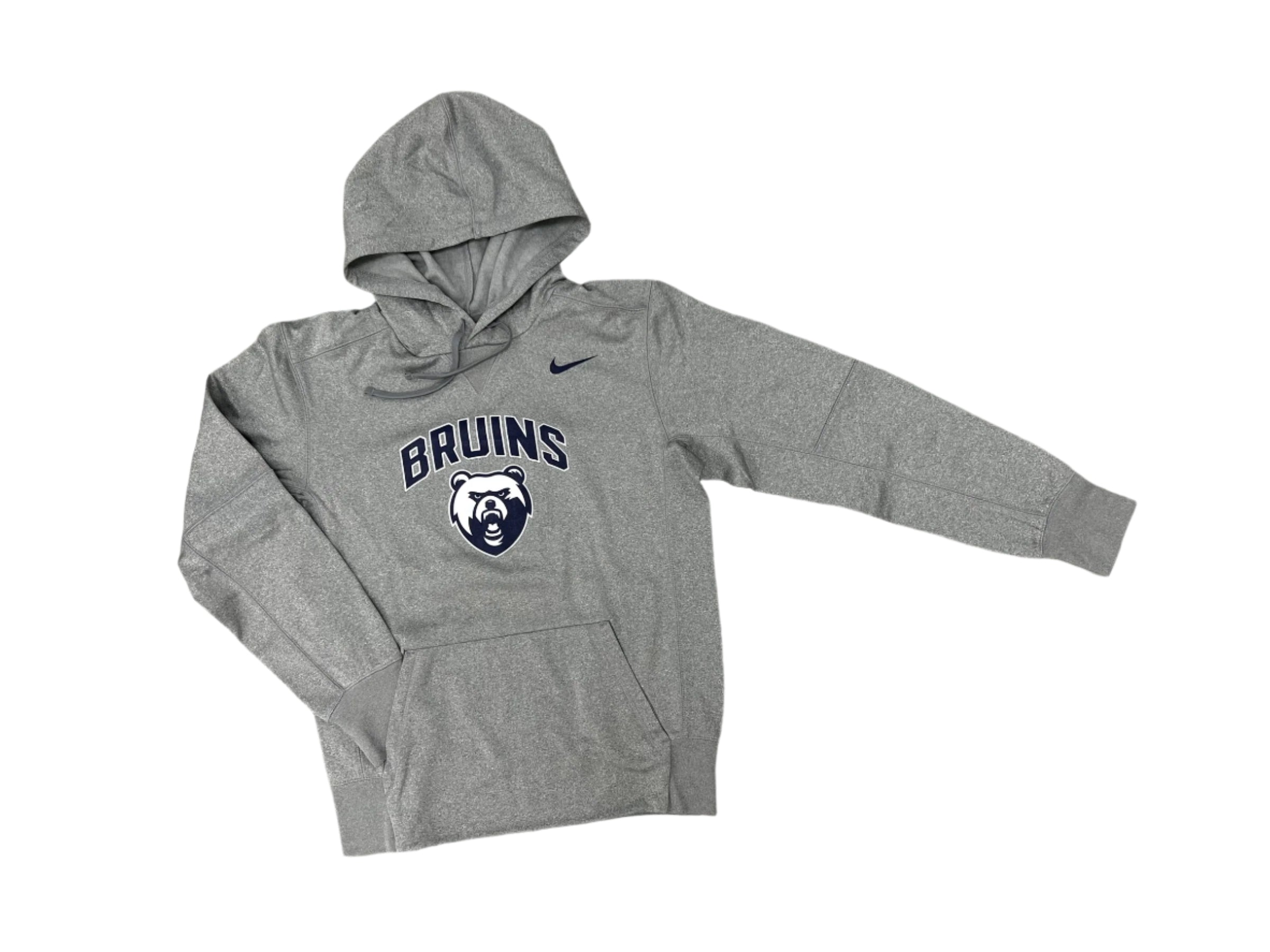 Men's Nike Therma PO Hoodie Dk Heather - BRUINS/Bear