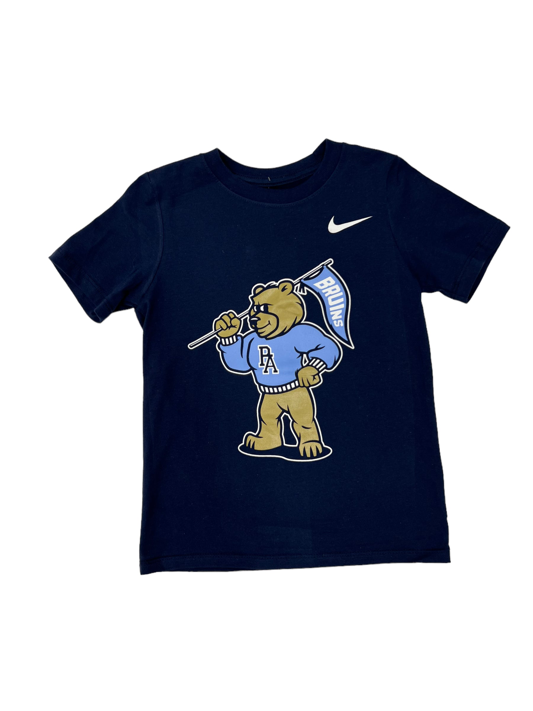 Toddler Nike Core SS Tee - Navy - Bruiser w/ Flag