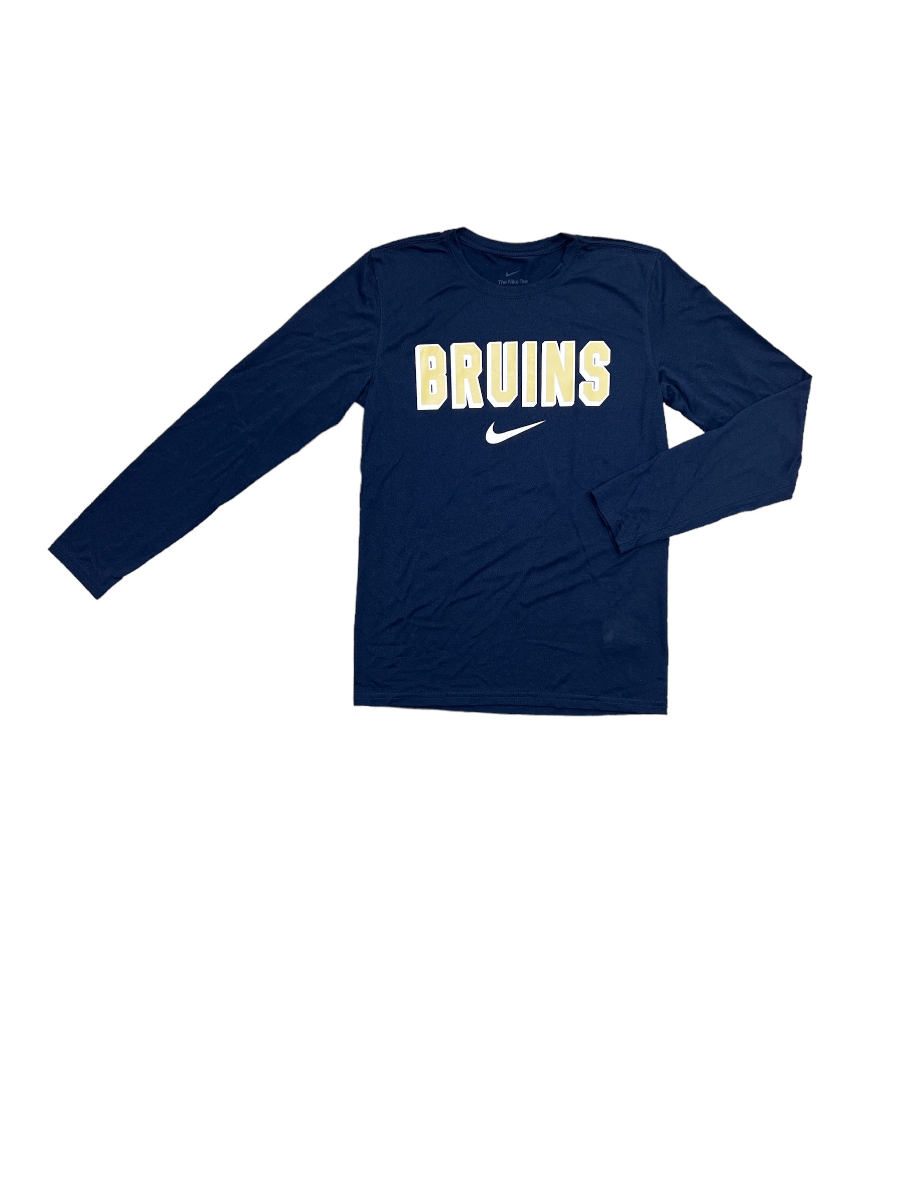 Men's Nike Legend LS Tee - Navy - shadowed BRUINS