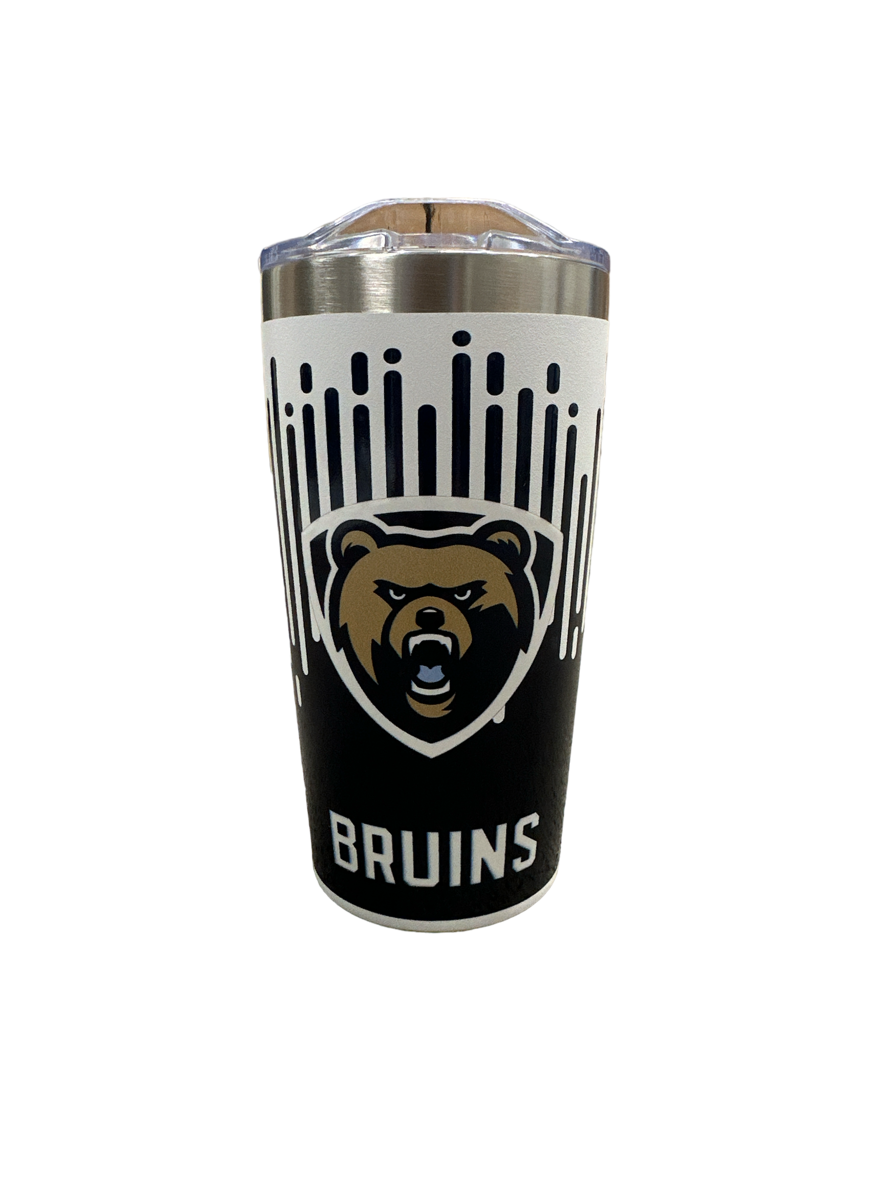 Drinkware - LXG White Metal Hot/Cold Tumbler - Bear Shield