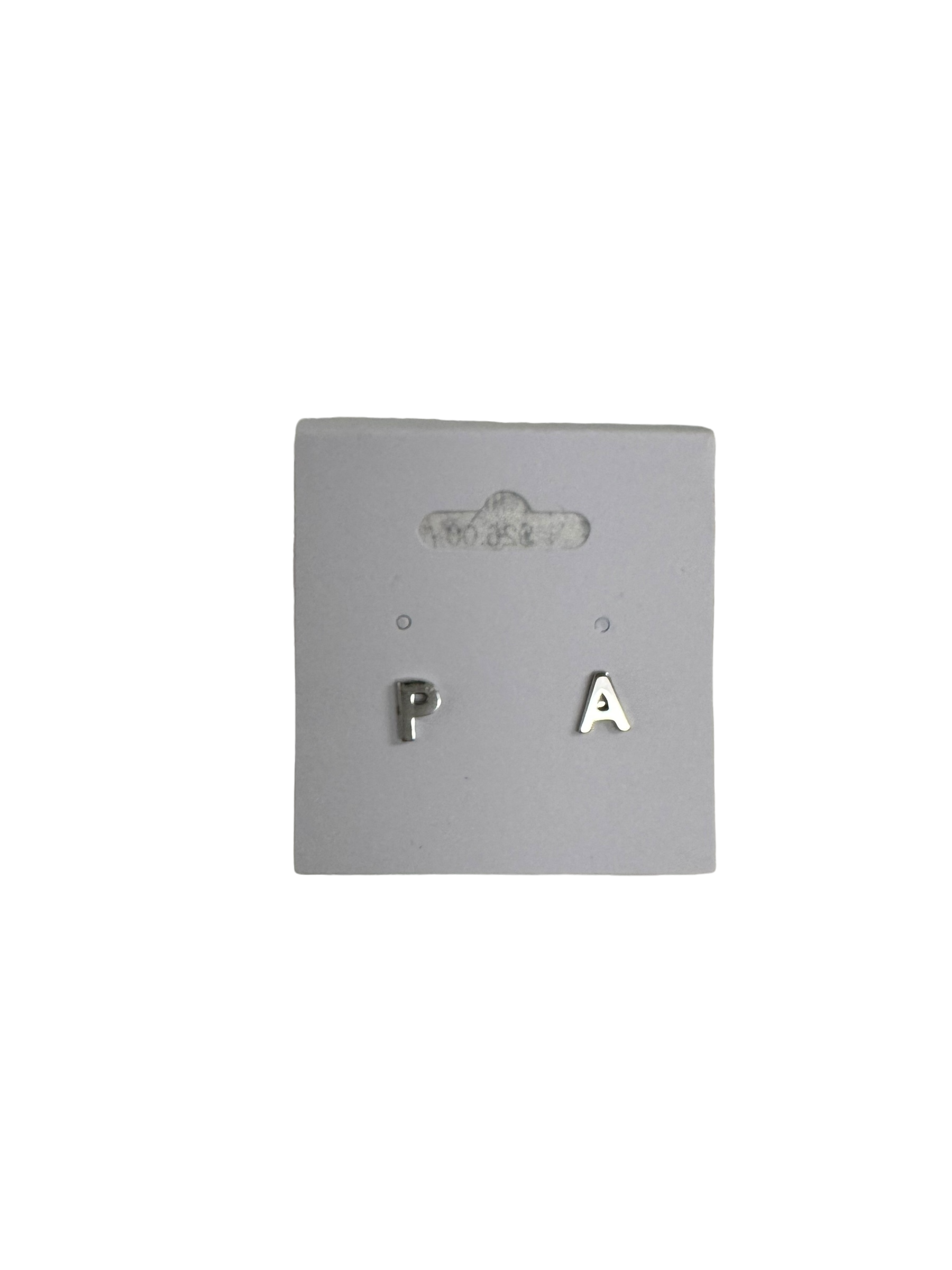 PA 14K Silver Plated Stud Earrings