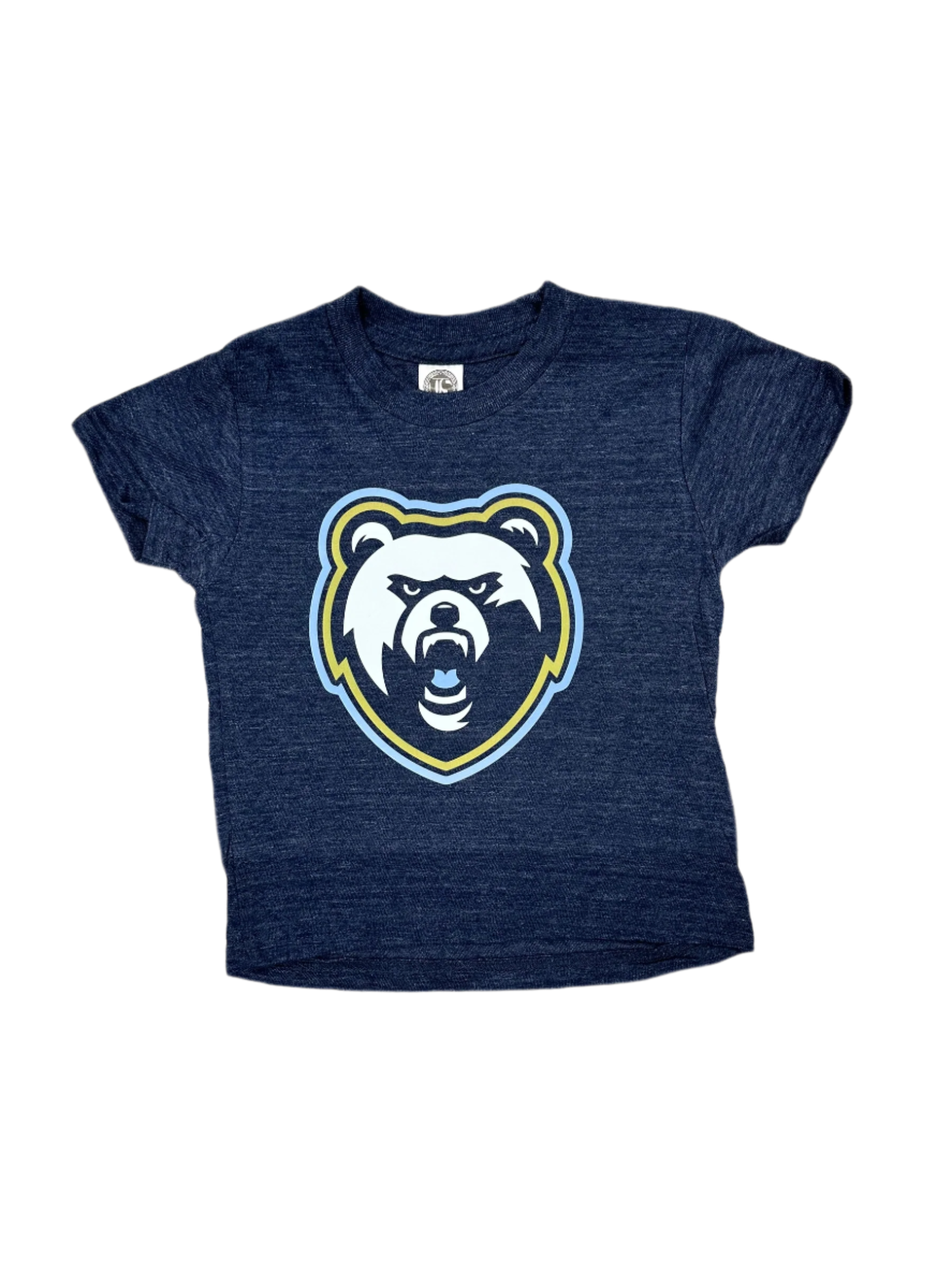 Toddler Triblend Crewneck Tee-TriNavy
