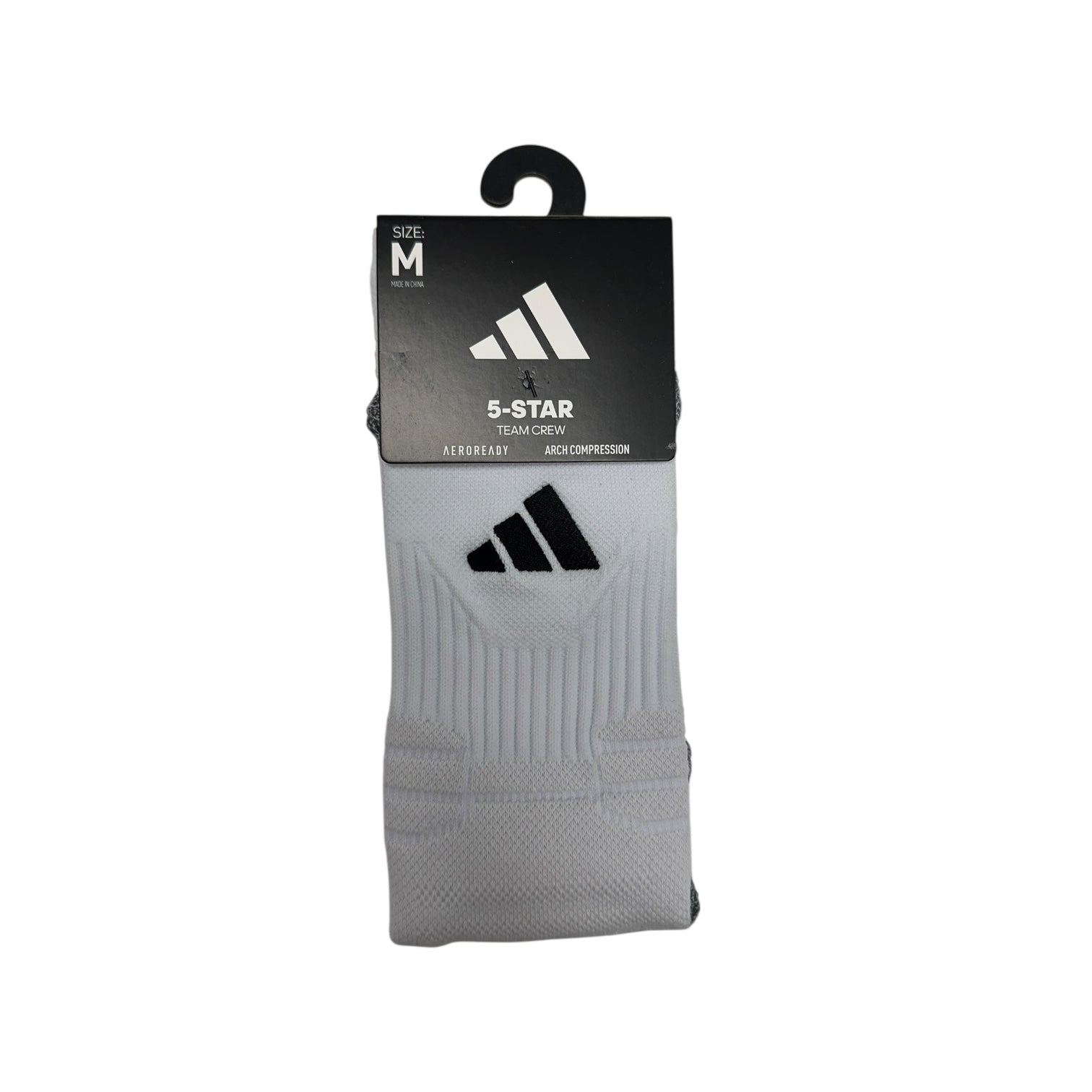 Adidas 5 Star Team Crew Sock - White