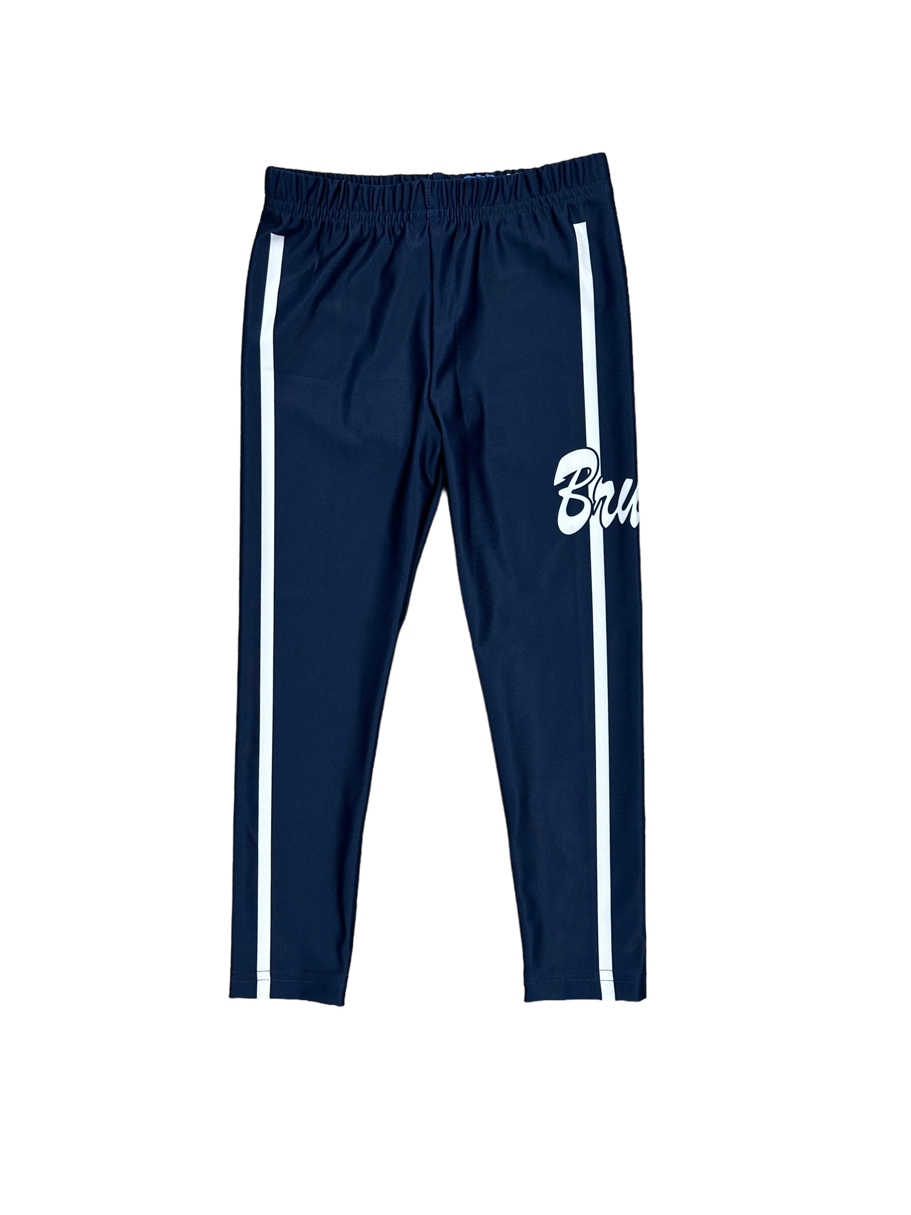 Toddler Girls' Navy Leggings - Bruins Script on Side