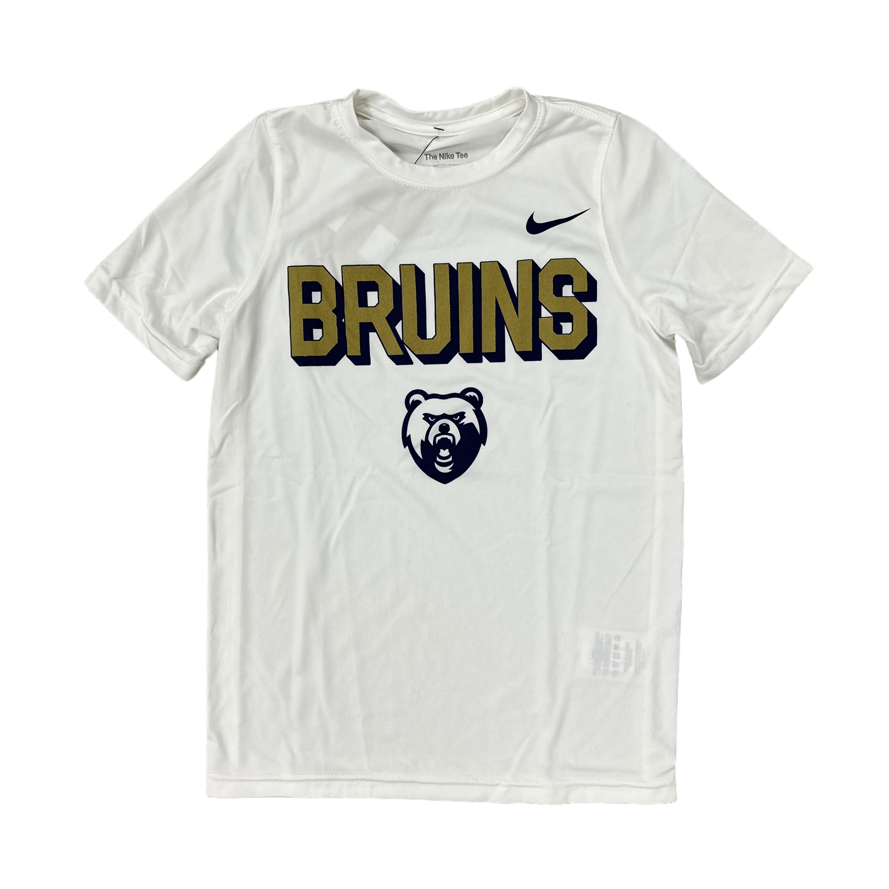 Boys' Nike Legend SS Tee - White - Shadowed BRUINS