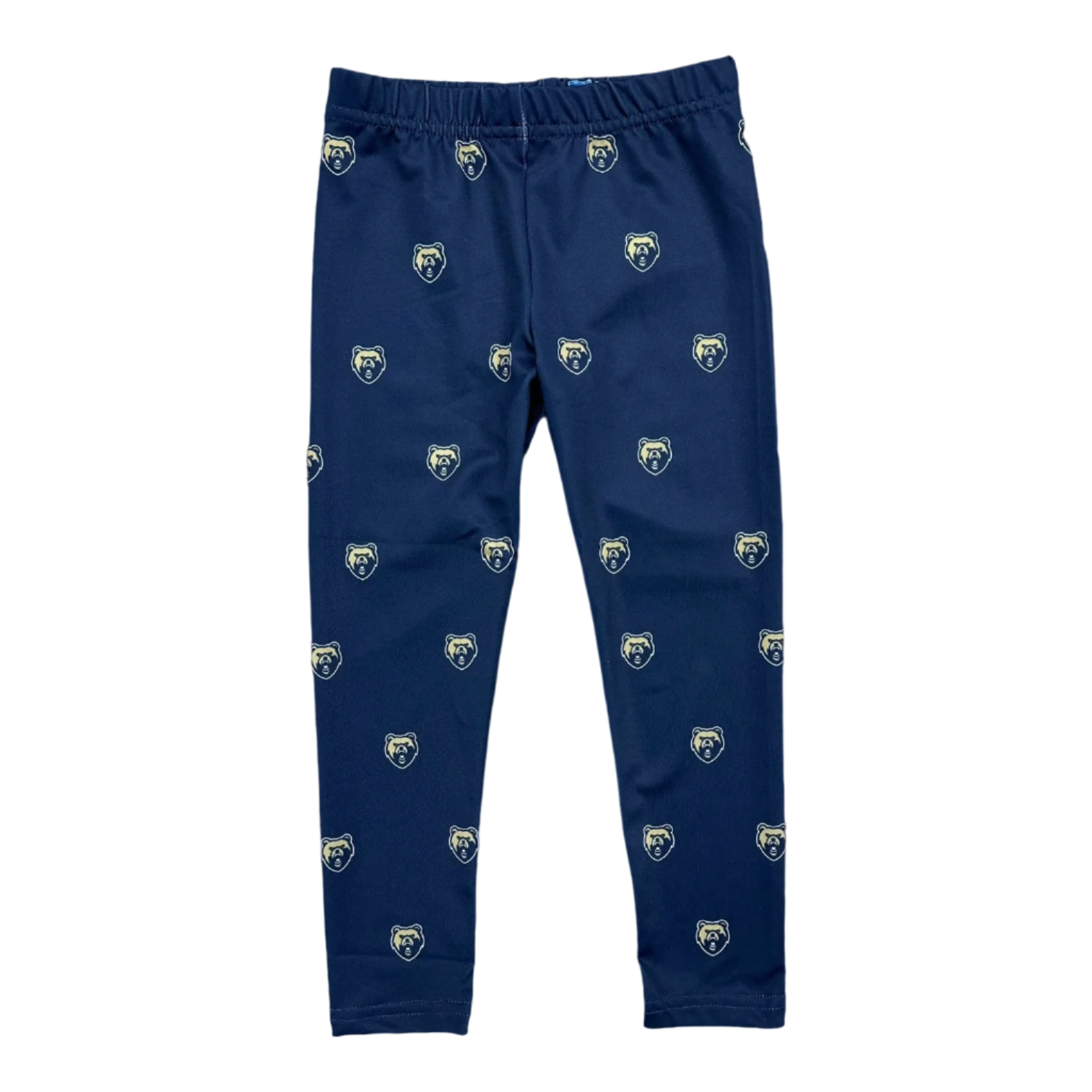 Toddler Girls' Navy Leggings - Bear Head