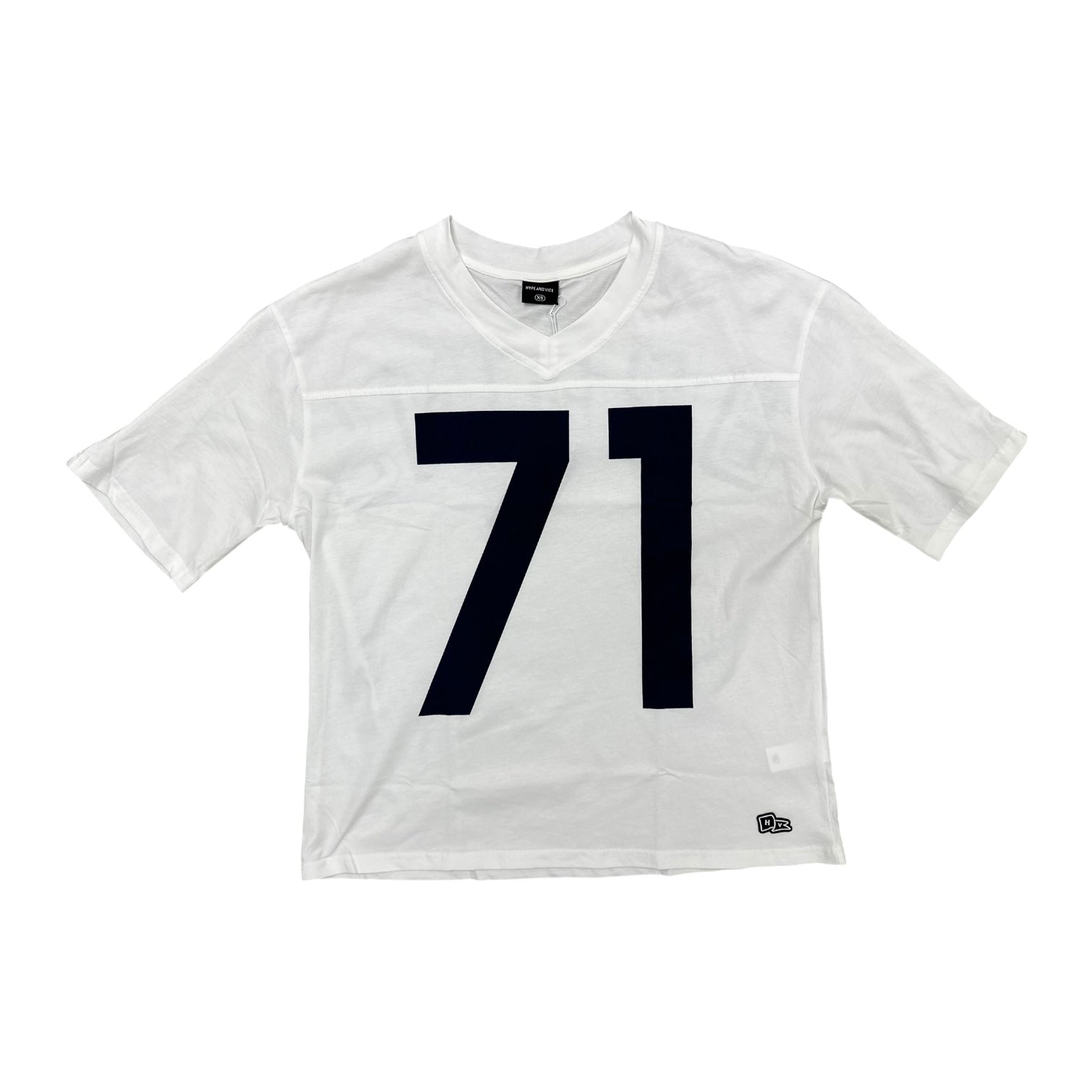 Women's Hype & Vice Oversized Football Tee - 71/BRUINS