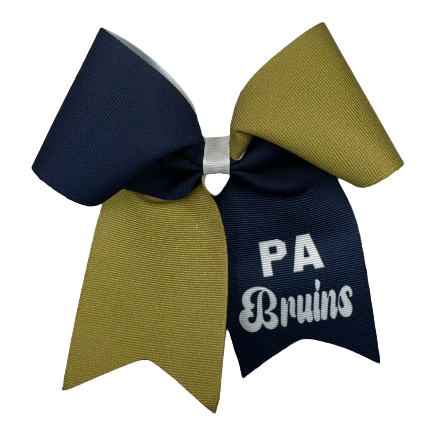 Spirit Cheer Bow Barrette - PA Bruins