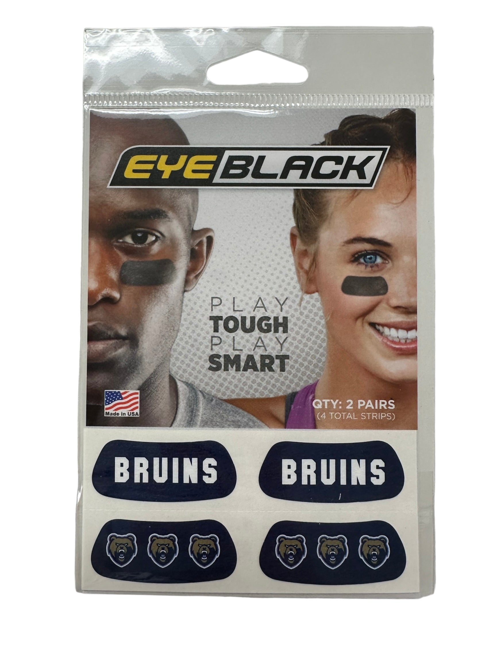 Eye Blacks (2 Pairs) - BRUINS/Bear Head