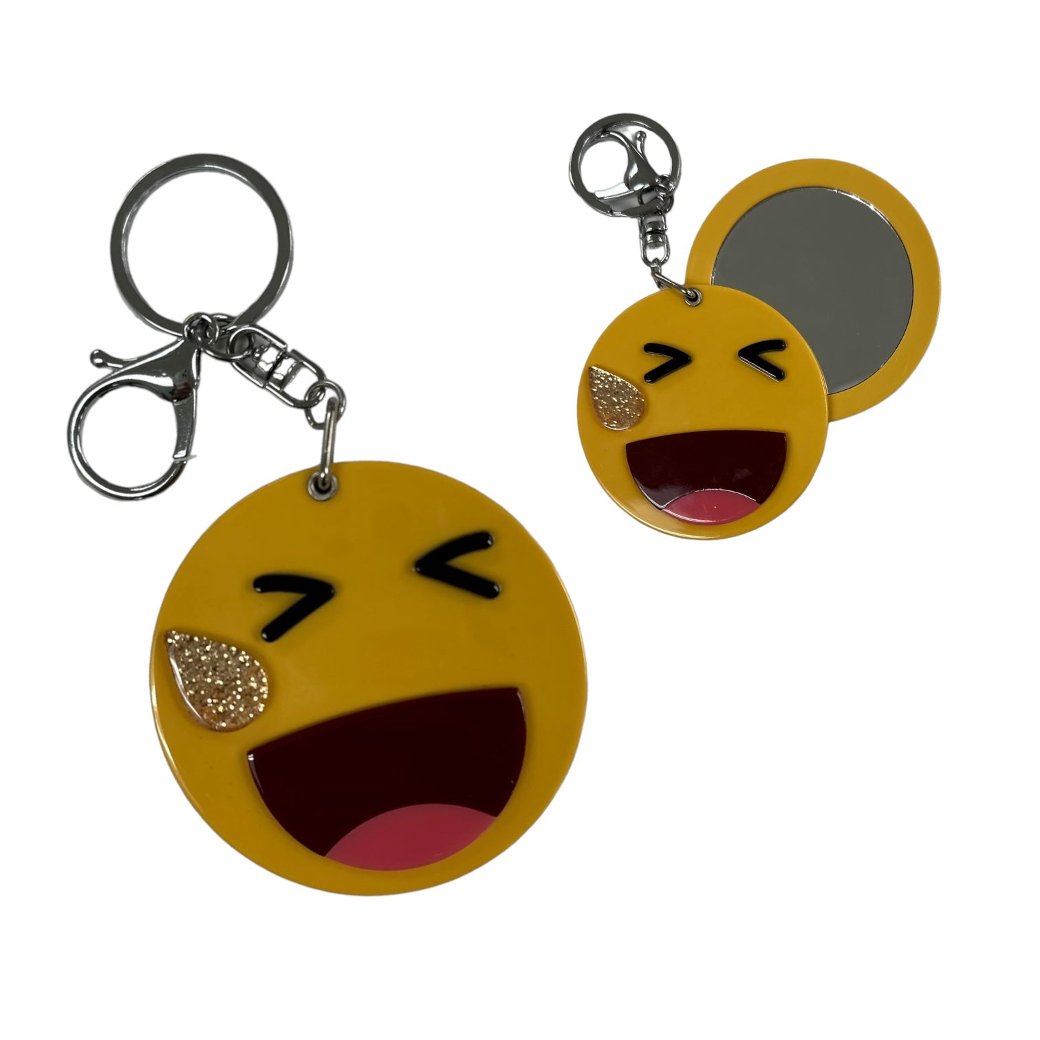 Emoji Mirror Keychain