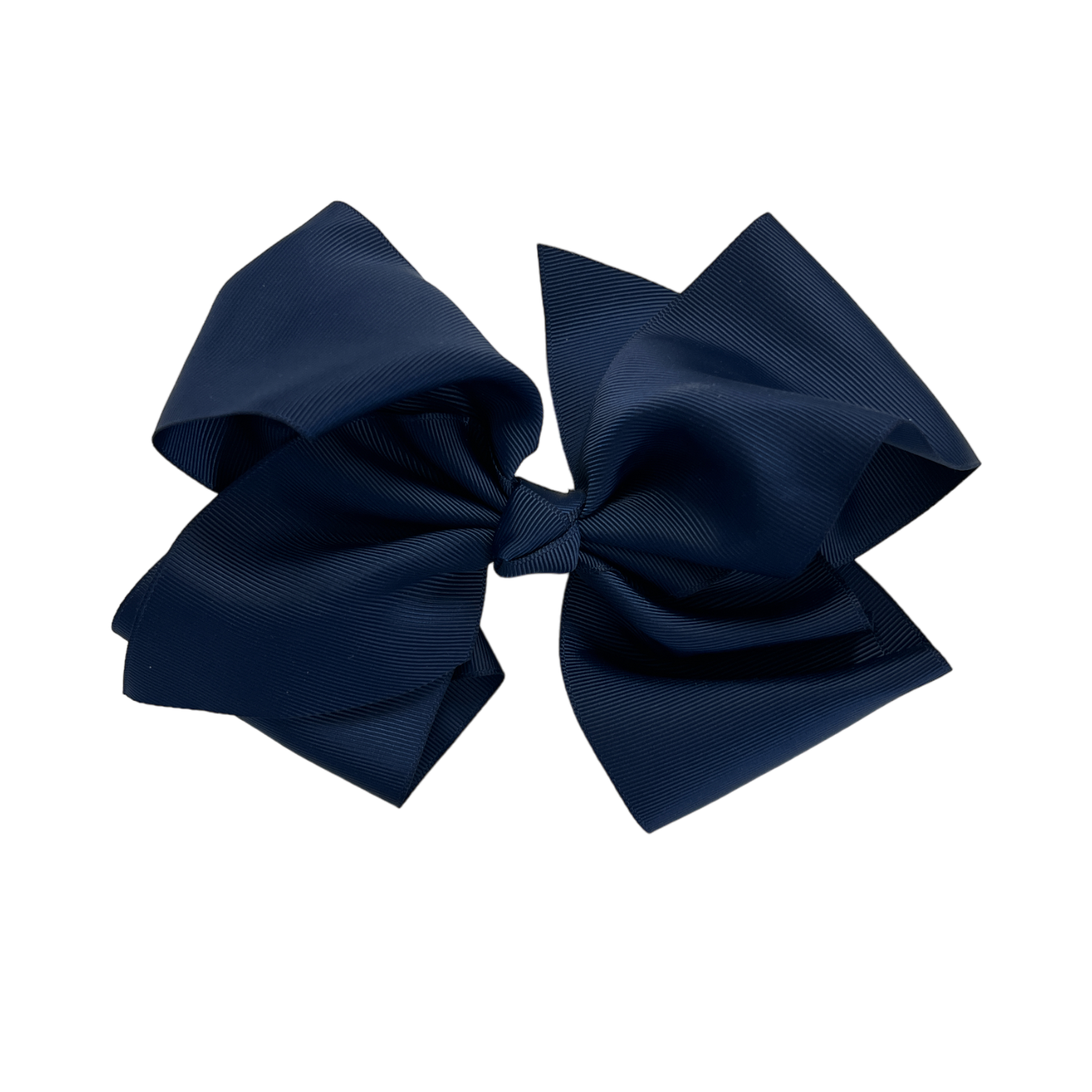 Oversized Hair Bow - Navy