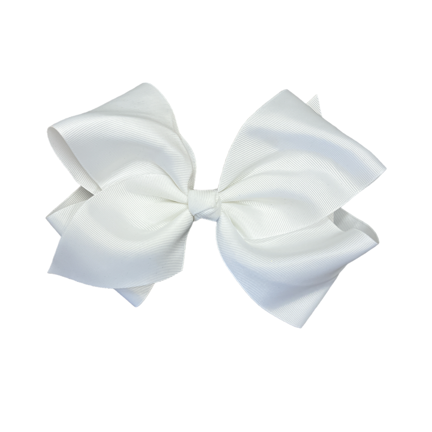 Oversized Hair Bow - White