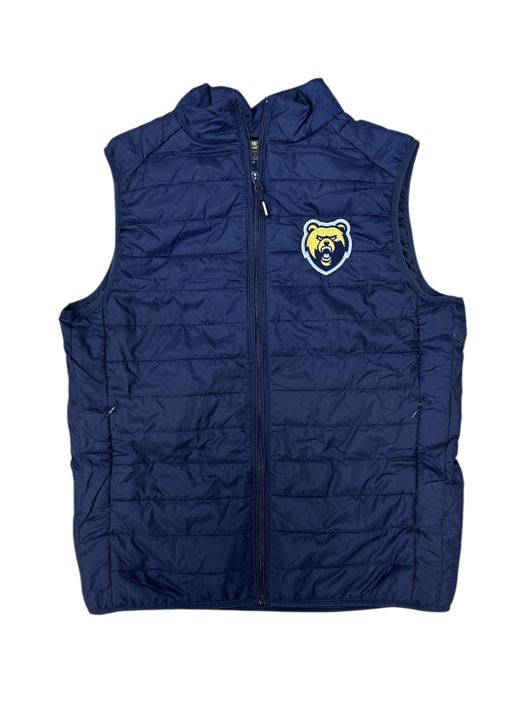 Prevail Packable Puffer Vest - Embroidered Bear Head