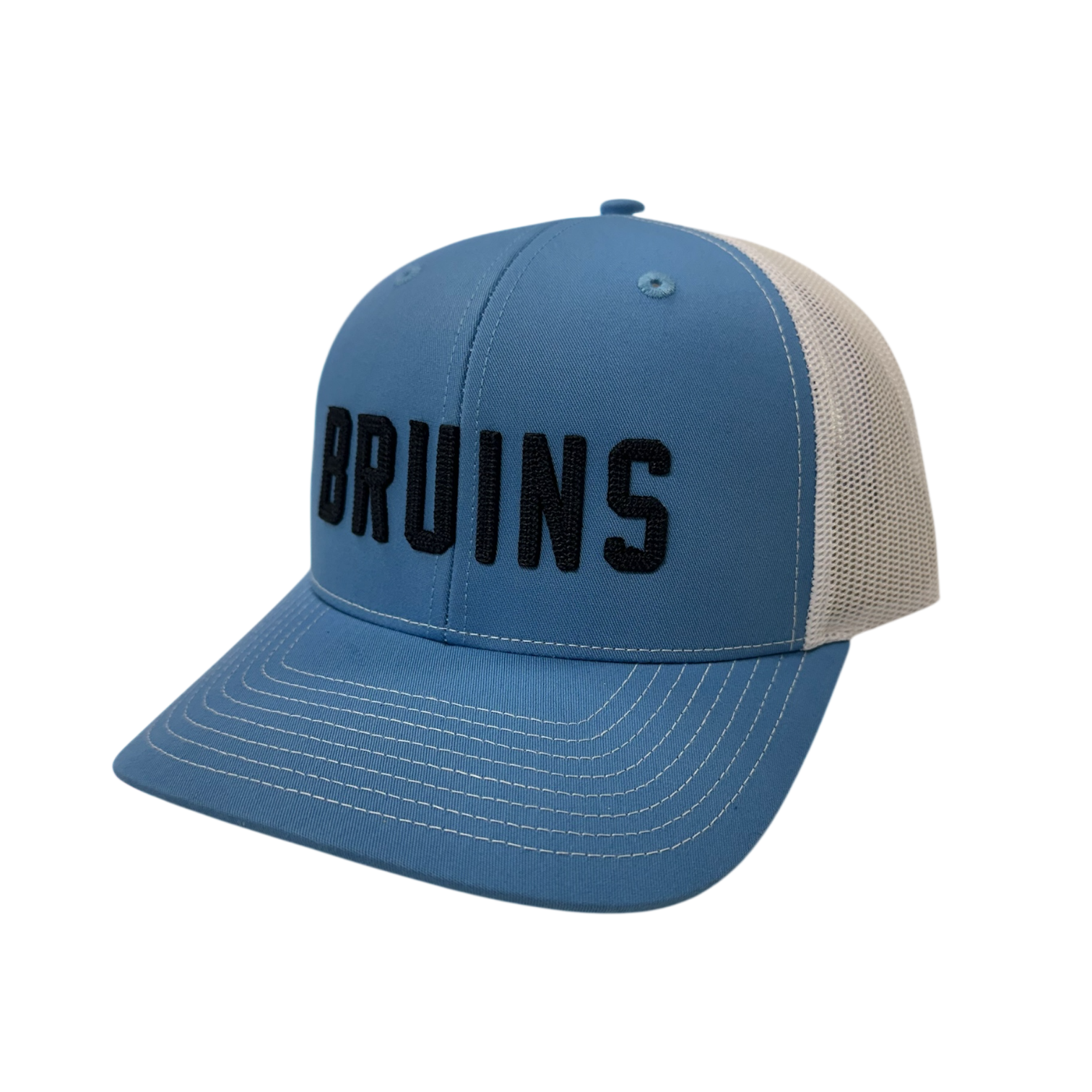 Richardson Retro White/Light Blue Trucker - BRUINS