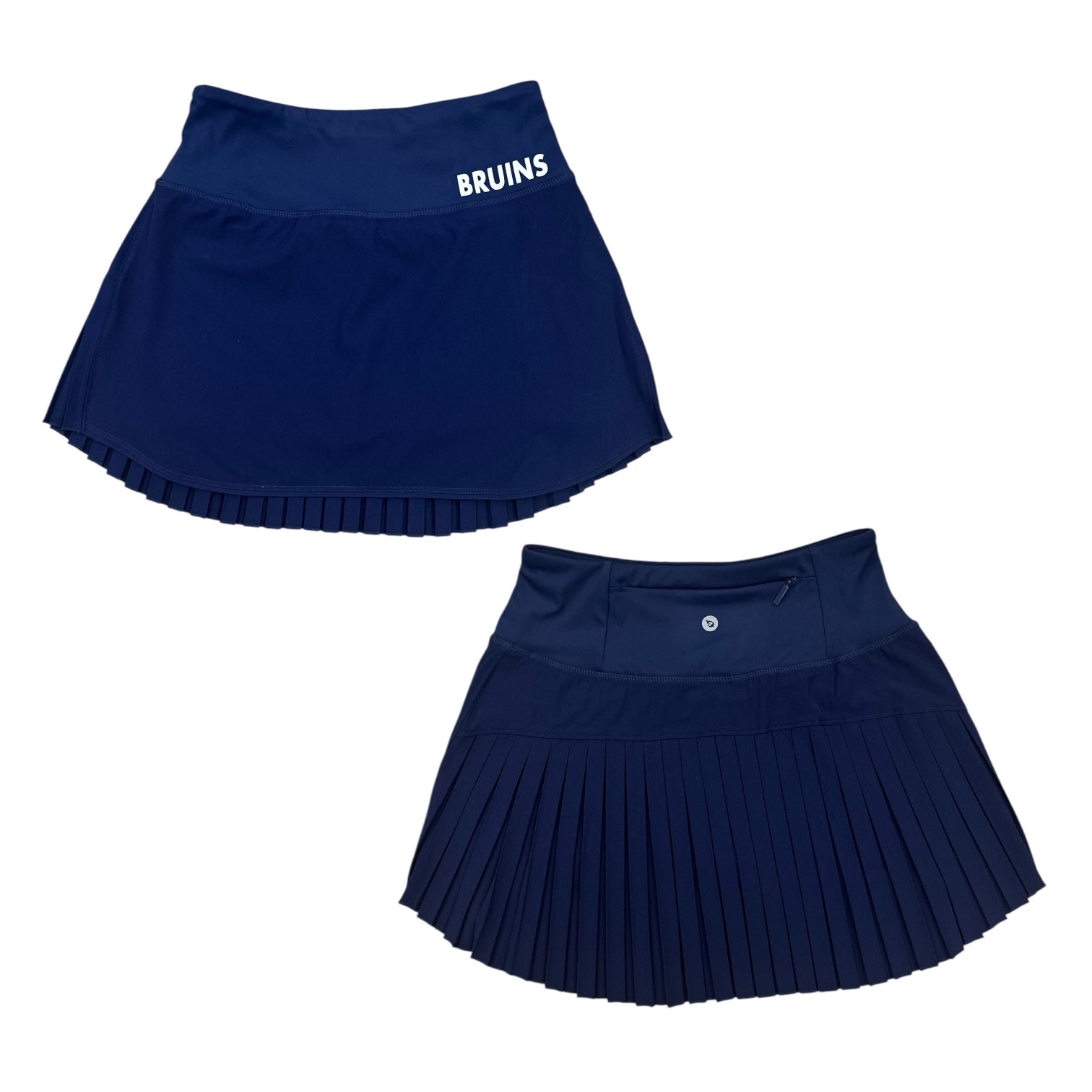 Women's Navy Pleated Tennis Skort - BRUINS