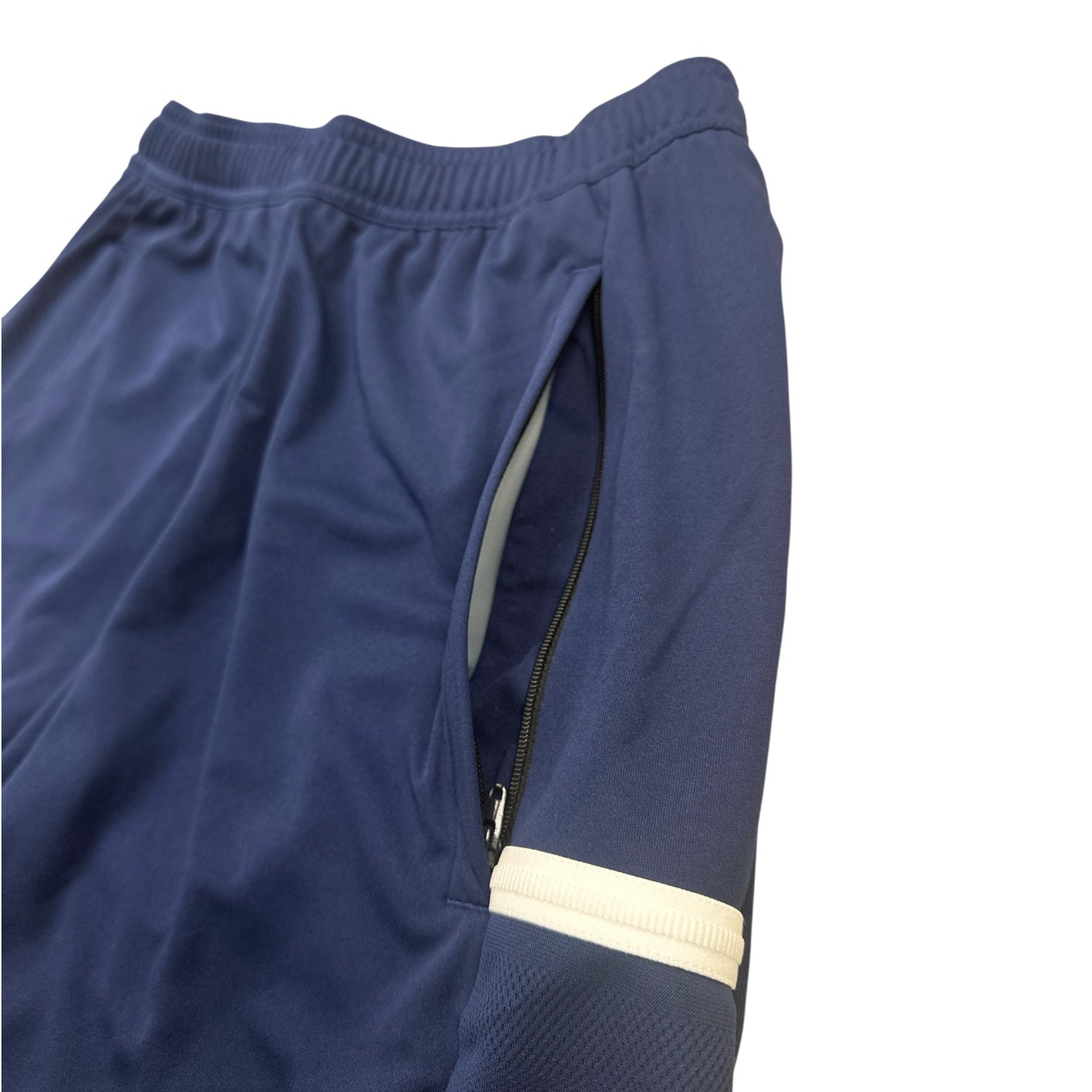 Men's Adidas Athletic Shorts w/ Zippered Pockets - Navy