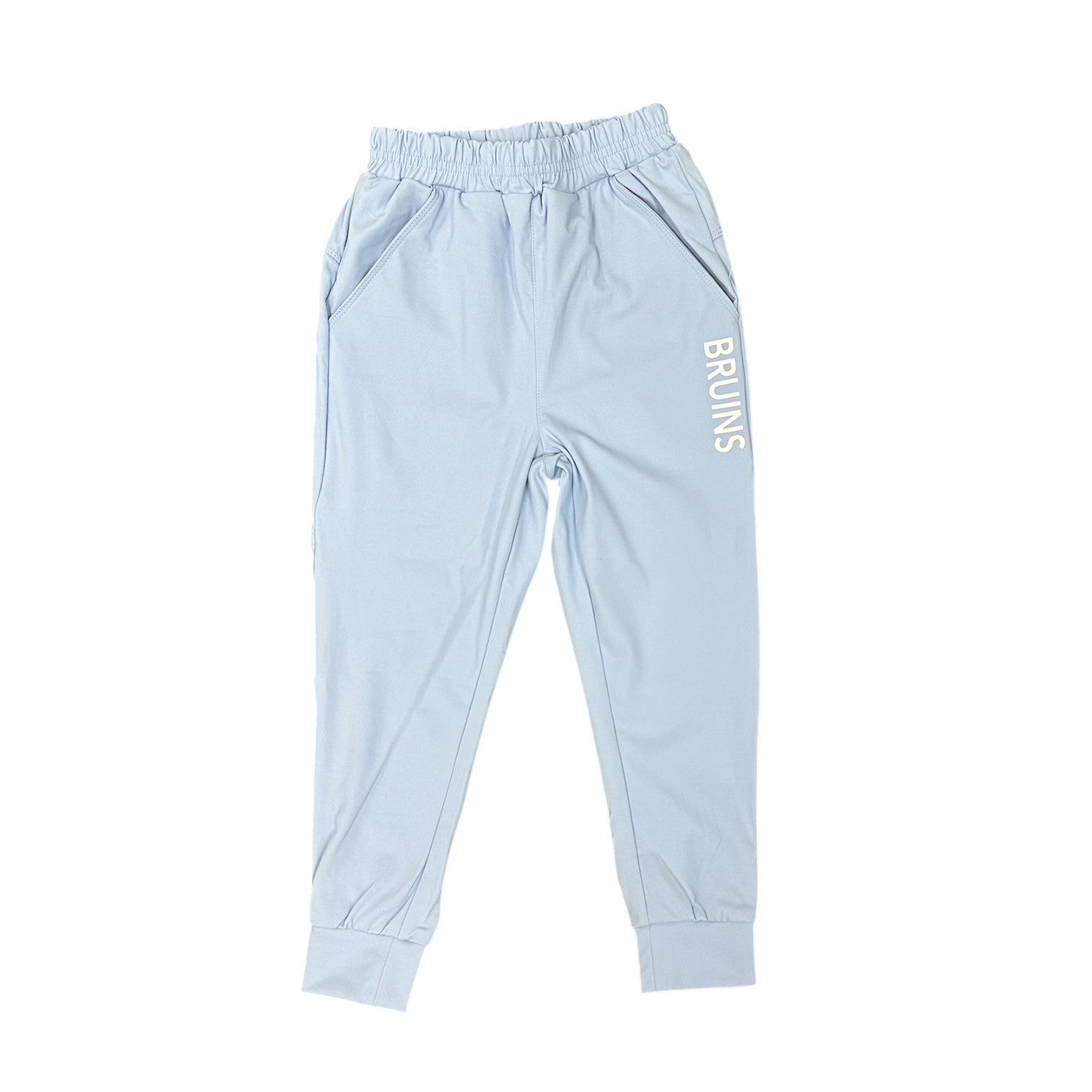 Youth Girls' Athletic Joggers - Light Blue - BRUINS