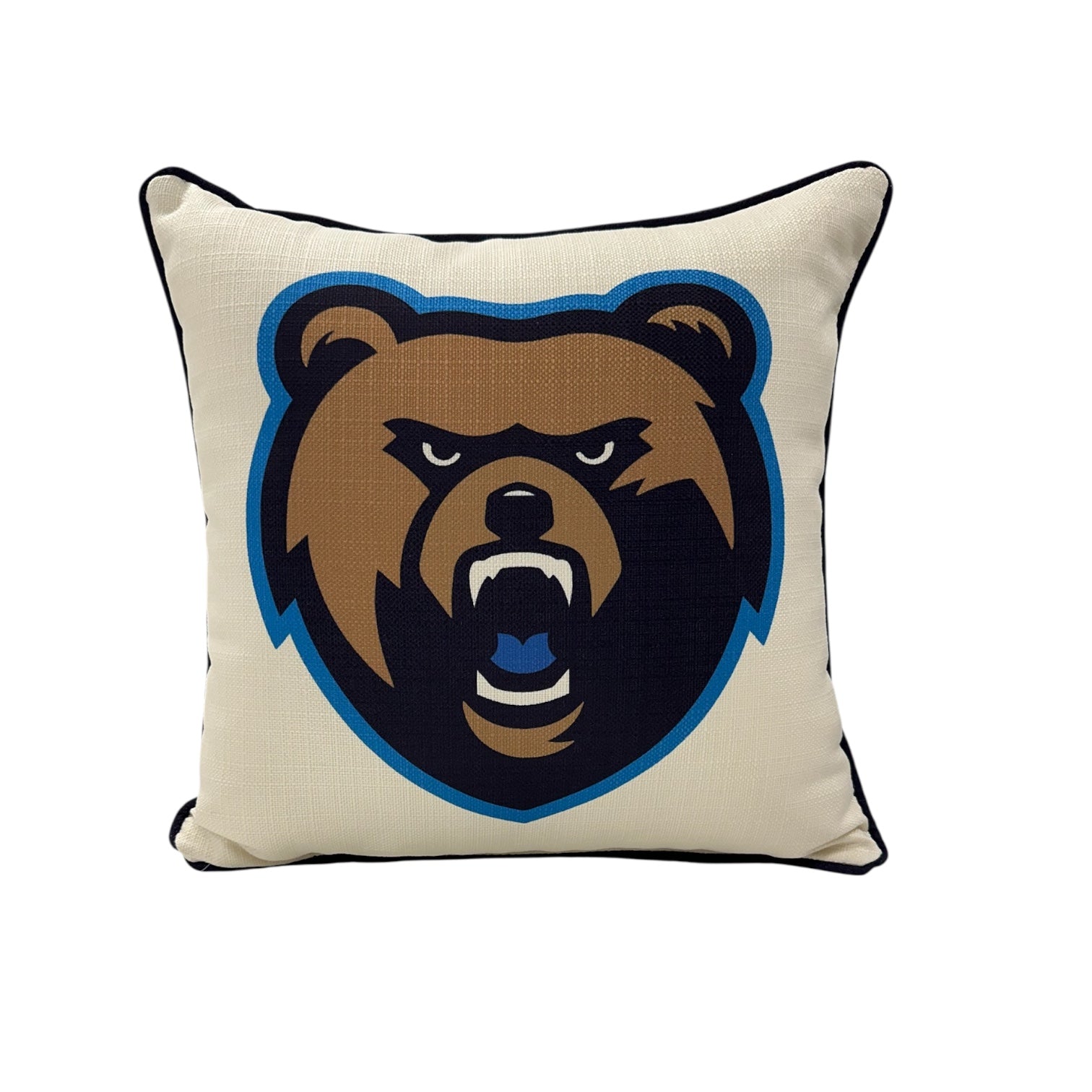 Bear Head Canvas Pillow (Indoor/Outdoor) (16" X 16")