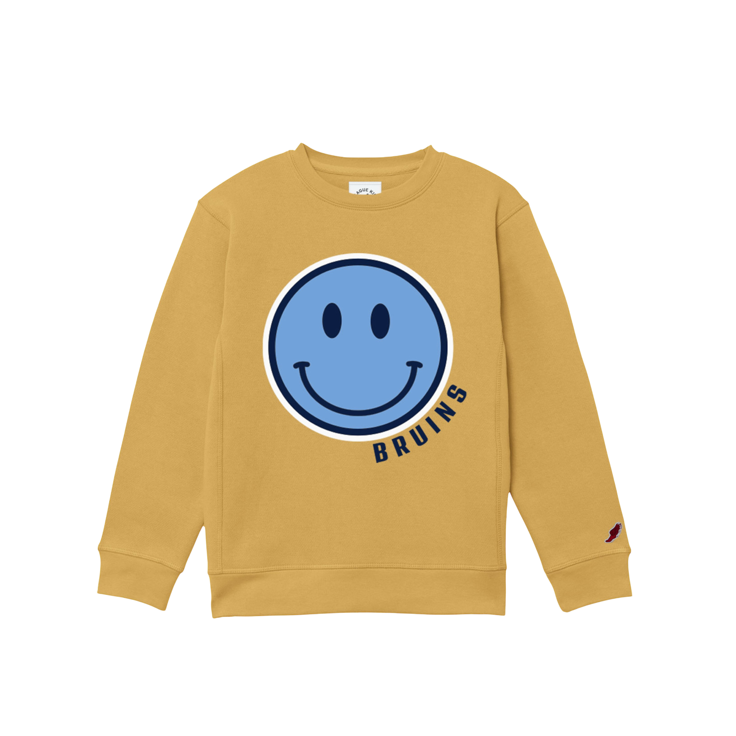 Girls' League Honey Essential Fleece Crew - Smiley
