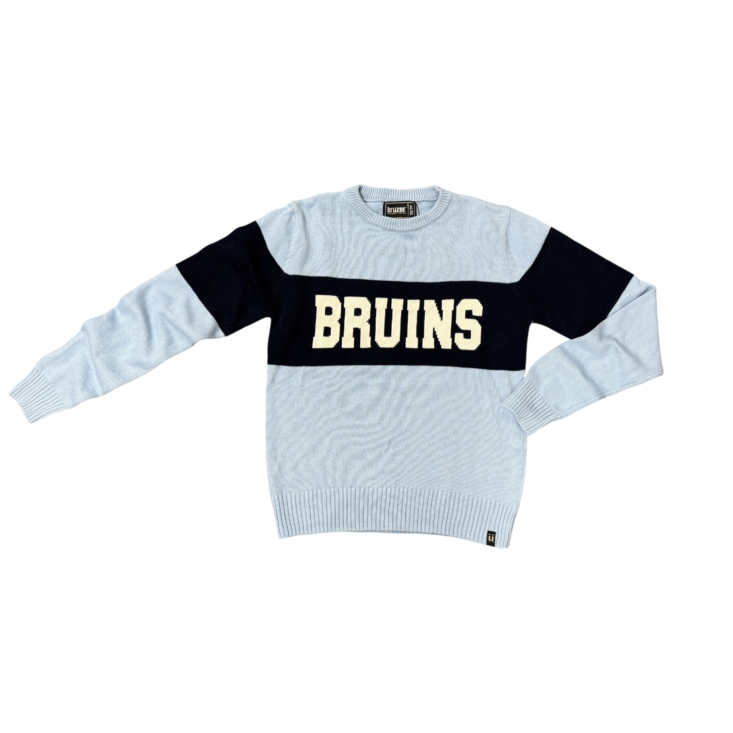 Bar Down Intarsia Sweater - BRUINS Block