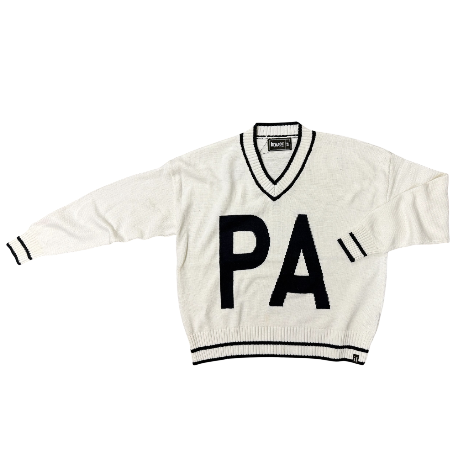 V-Neck Intarsia Sweater - PA