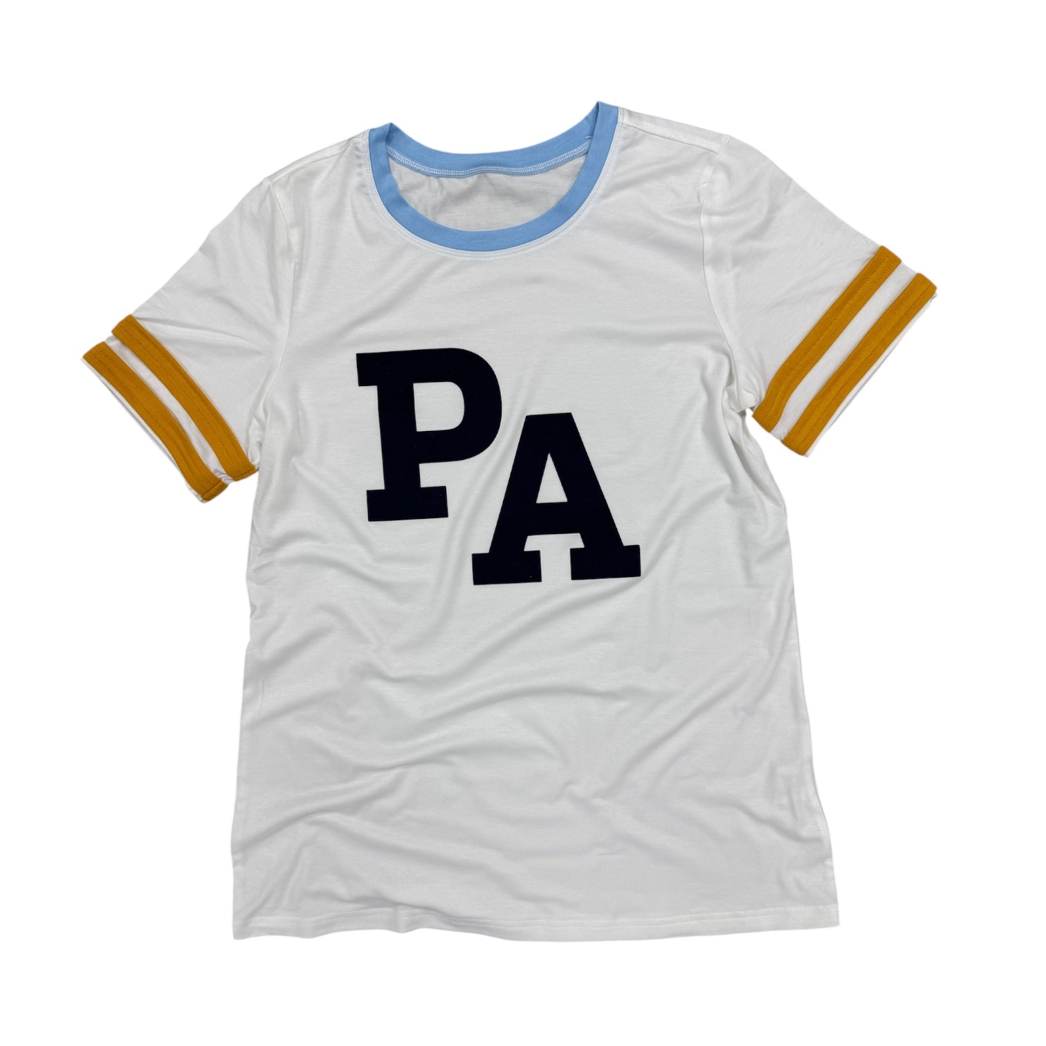 Women's Football Tee w/ Sleeve Stripes - PA