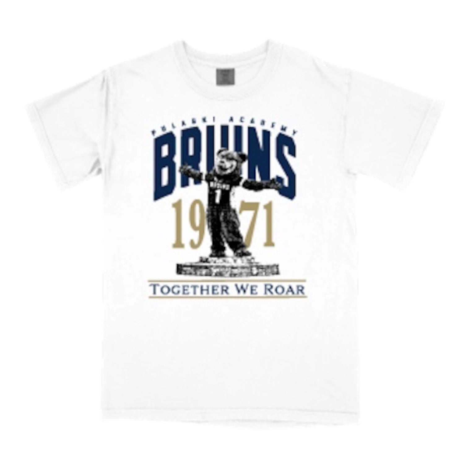 Adult Comfort Colors White Tee - Mascot Photo