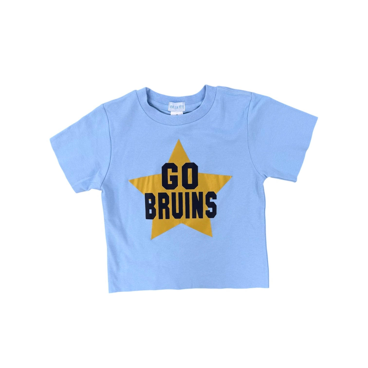 Toddler Vive La Fete Light Blue Tee - Star/Bruins
