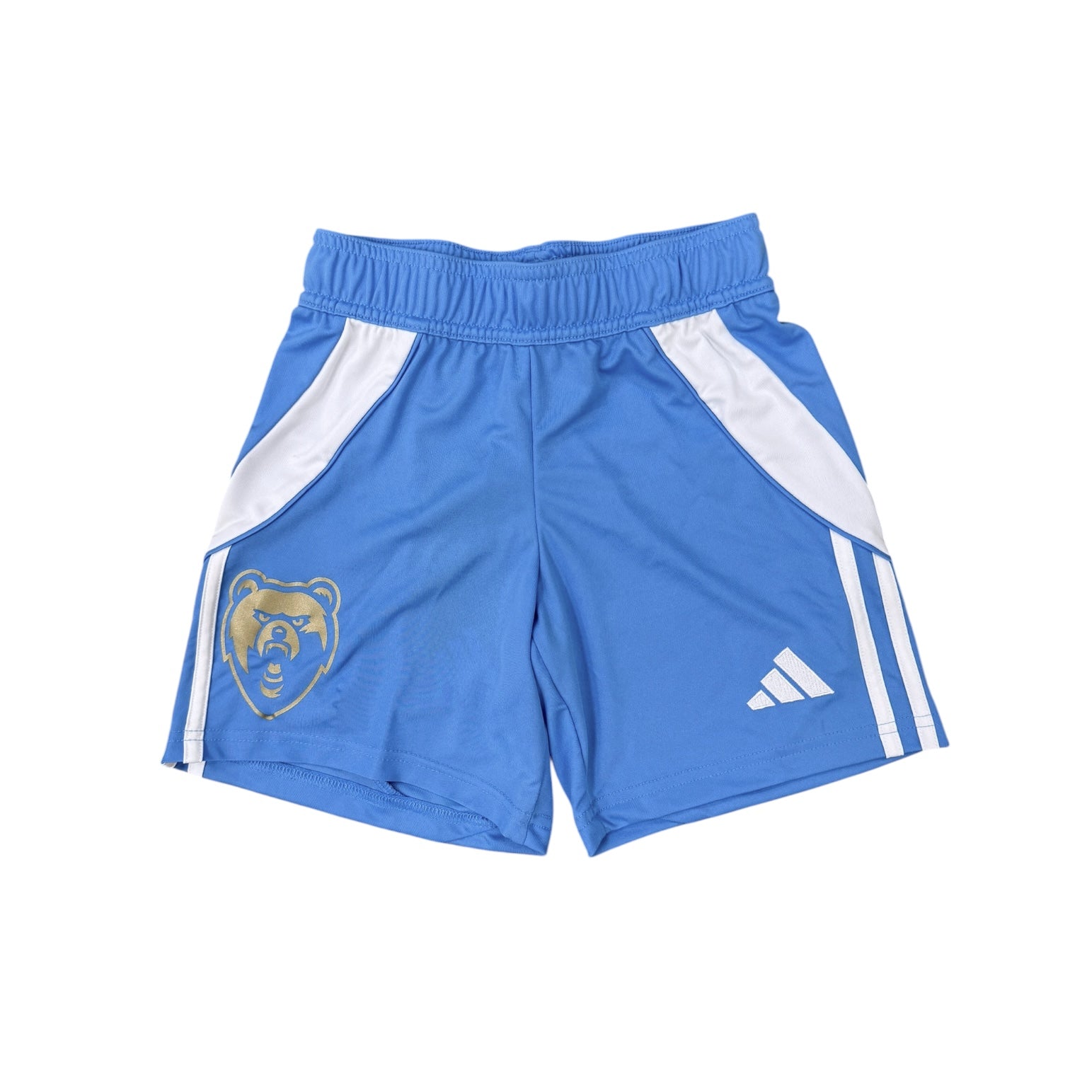 Boys' Adidas Tiro 25 Light Blue Short - Gold Bear Head