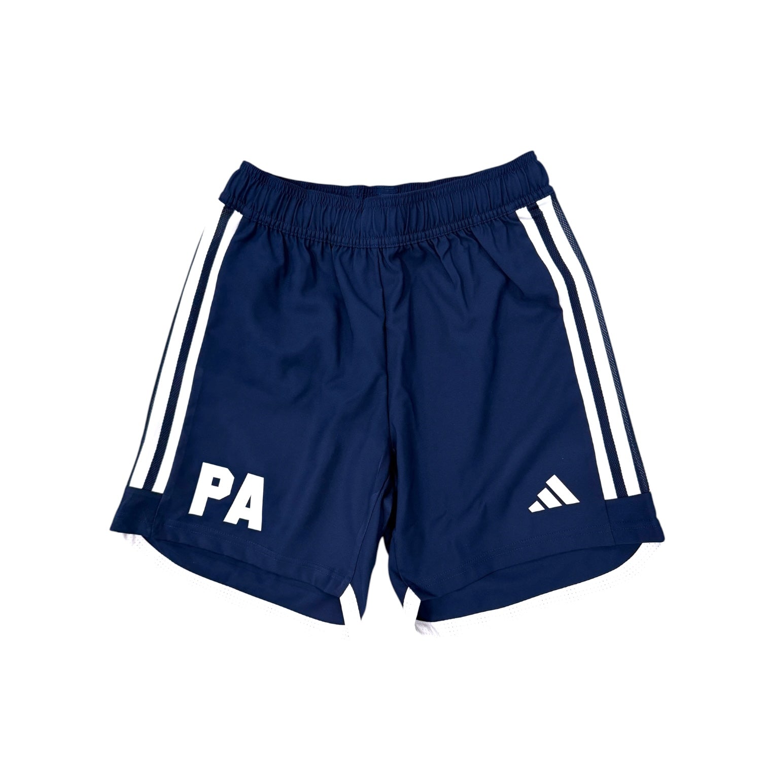 Boys' Adidas Tiro 23 Navy Short - White PA