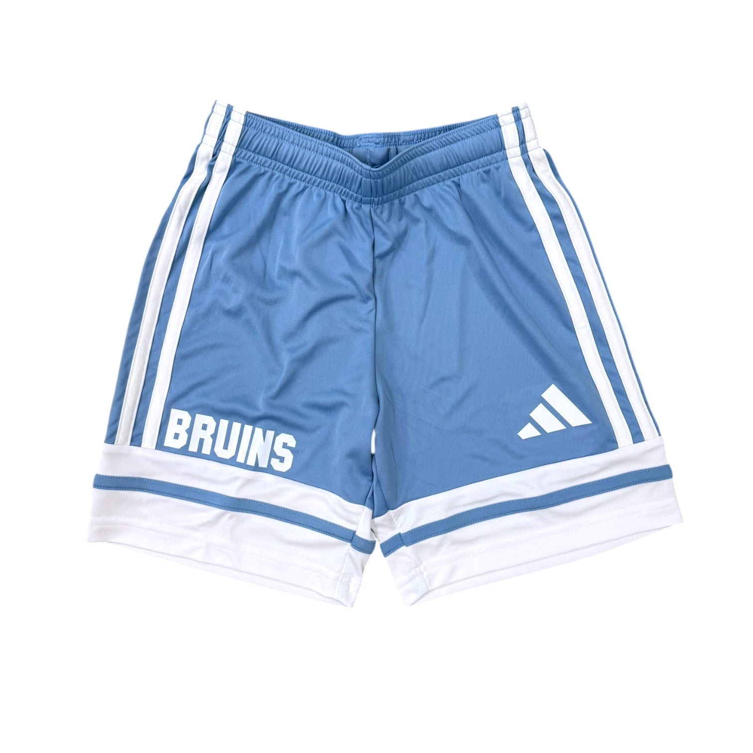 Boys' Adidas Squadra 25 Light Blue Short - White BRUINS