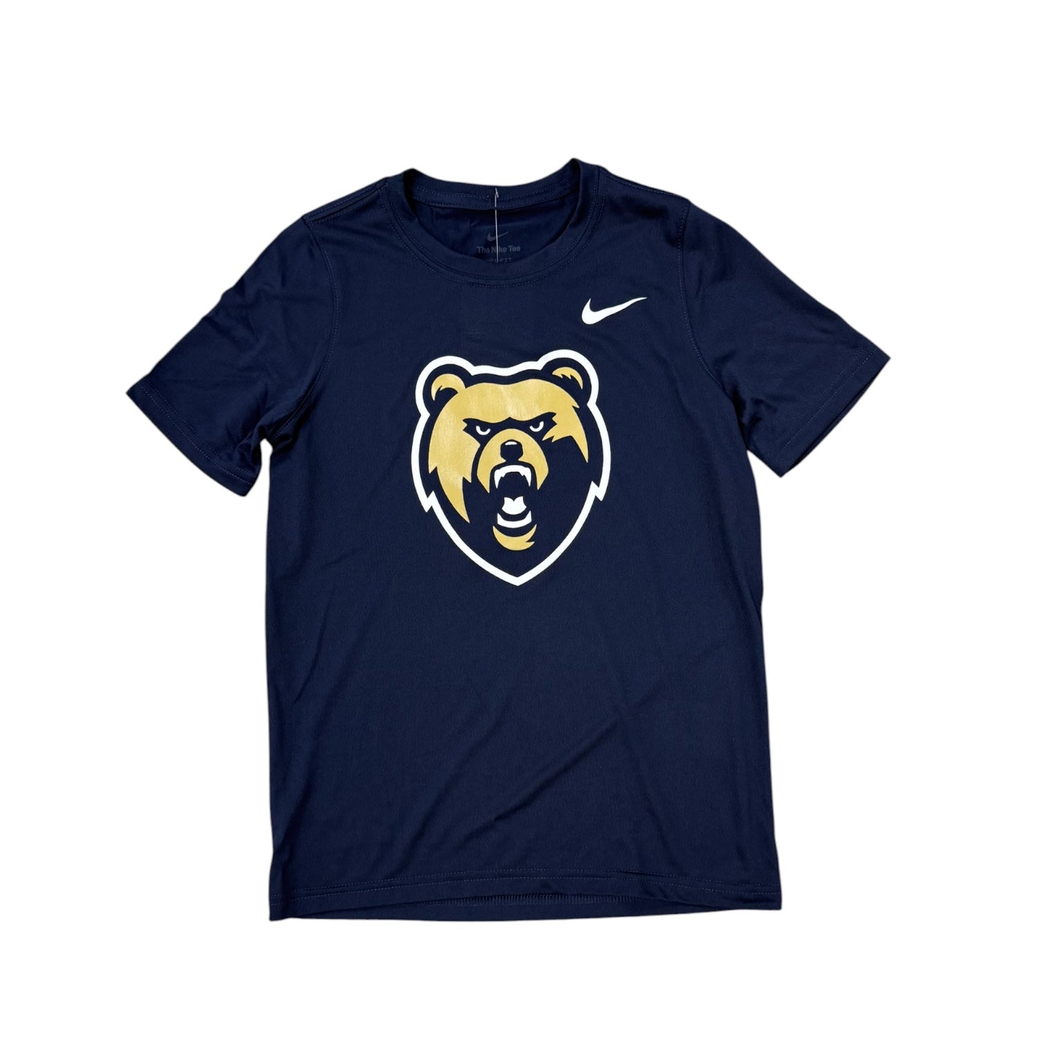 Boys' Nike Legend SS Navy Tee - FC Bear Head
