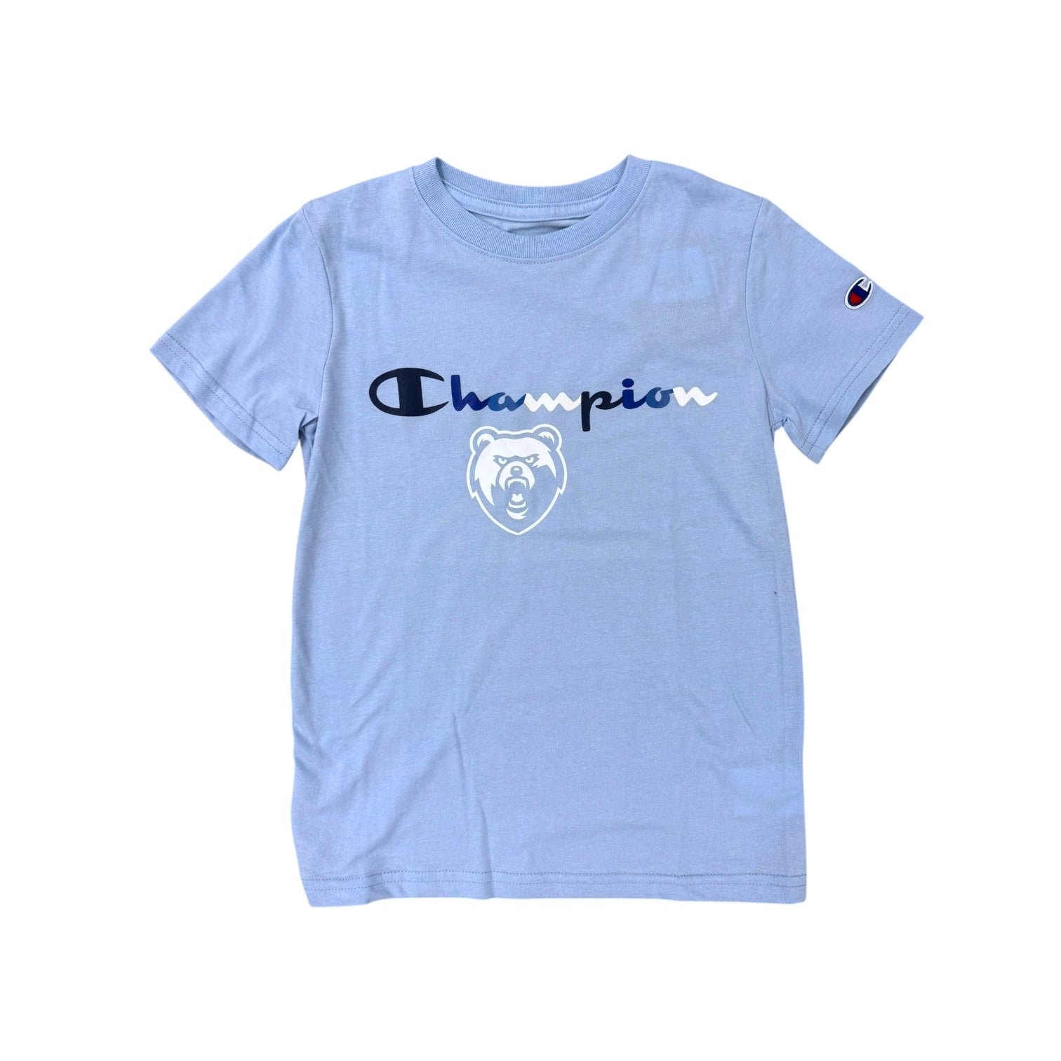 Boys' Champion Multicolor Script Tee - Bear Head