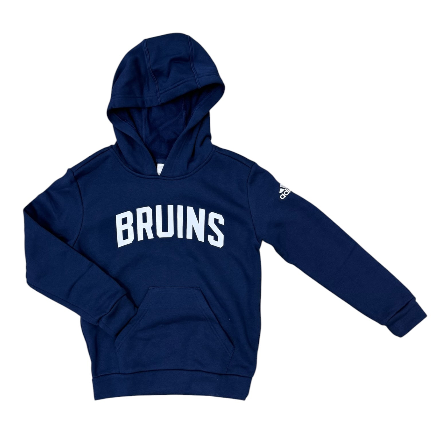 Boys' Adidas Navy Hood - Arched BRUINS