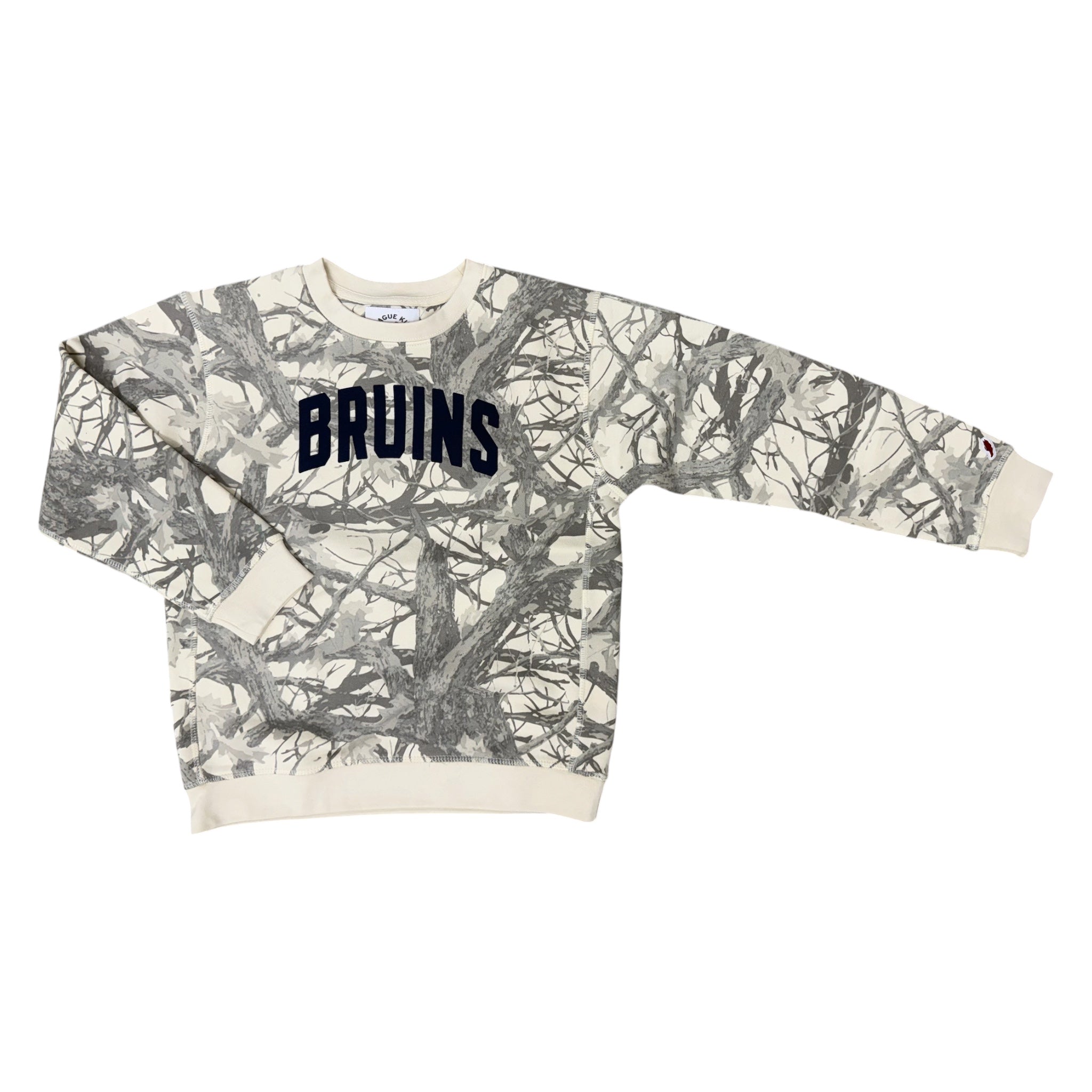 Girls' League Camo Crew - BRUINS