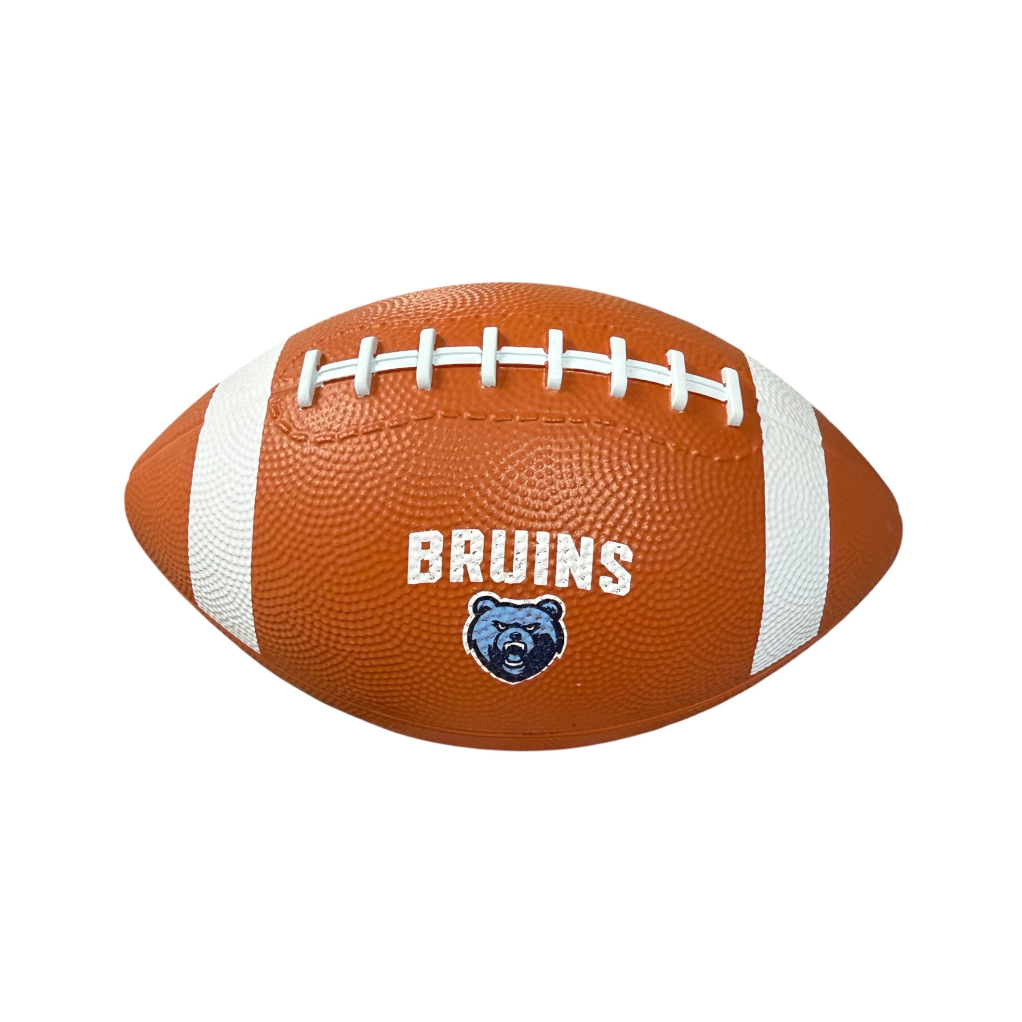 10.5 Inch Rubber Football - BRUINS / Bear Head