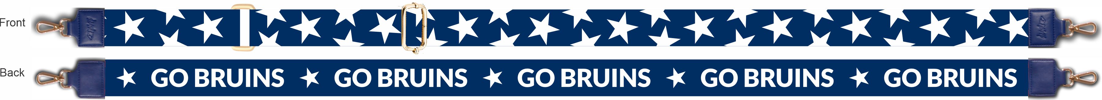 Purse Strap (2") - GO BRUINS/Star