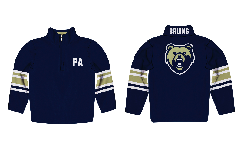 Toddler Boys' Vive La Fete Striped Sleeve 1/4 Zip - PA